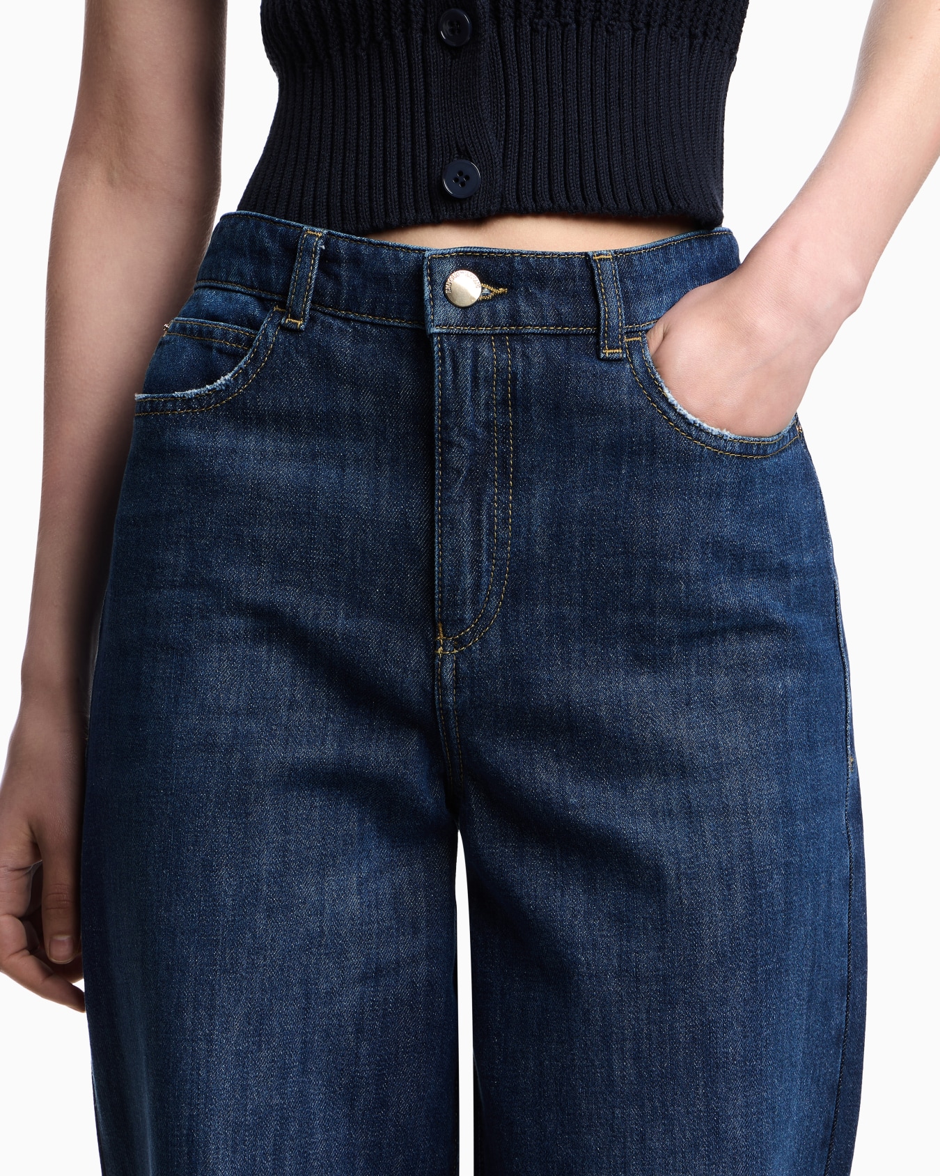 J4B mid/high-rise straight-leg, denim jeans  Slide 4