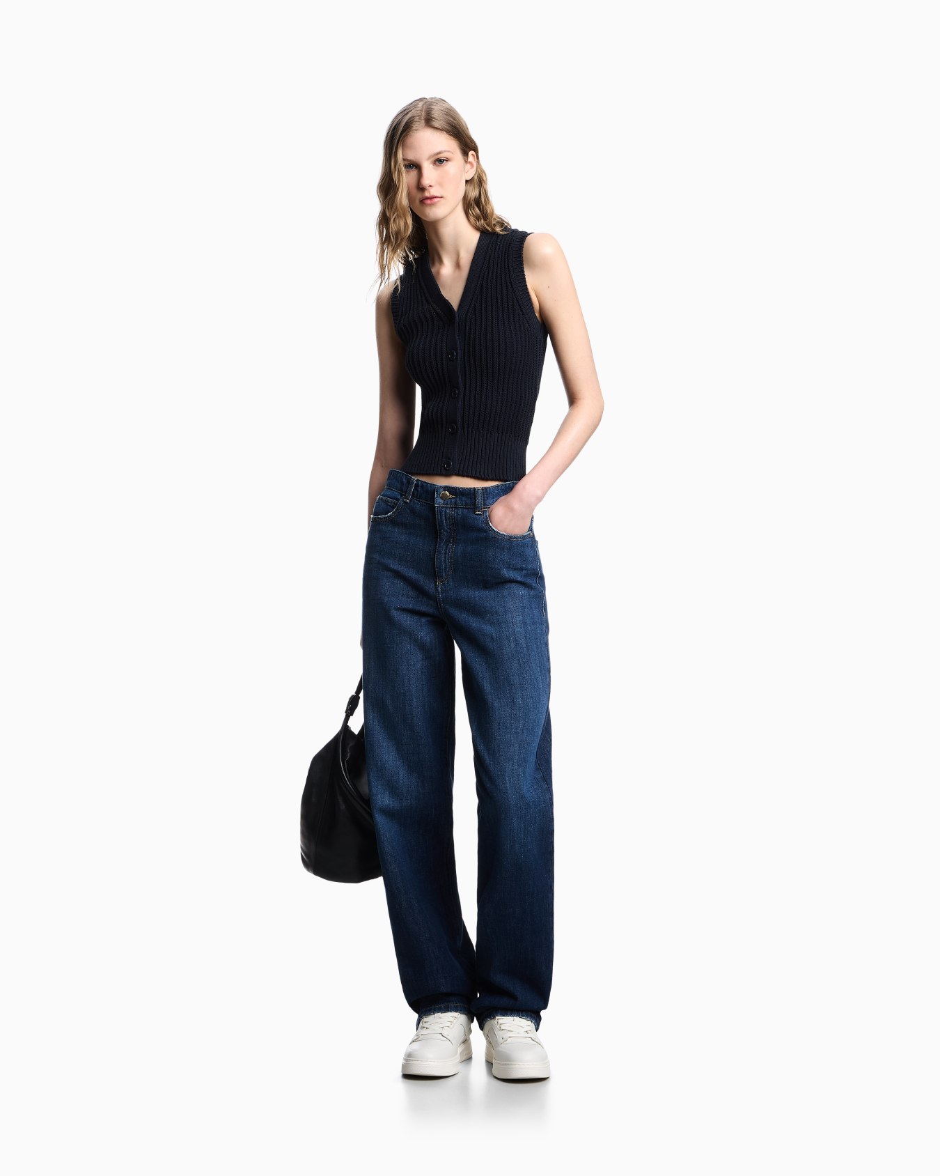 J4B mid/high-rise straight-leg, denim jeans  Slide 1