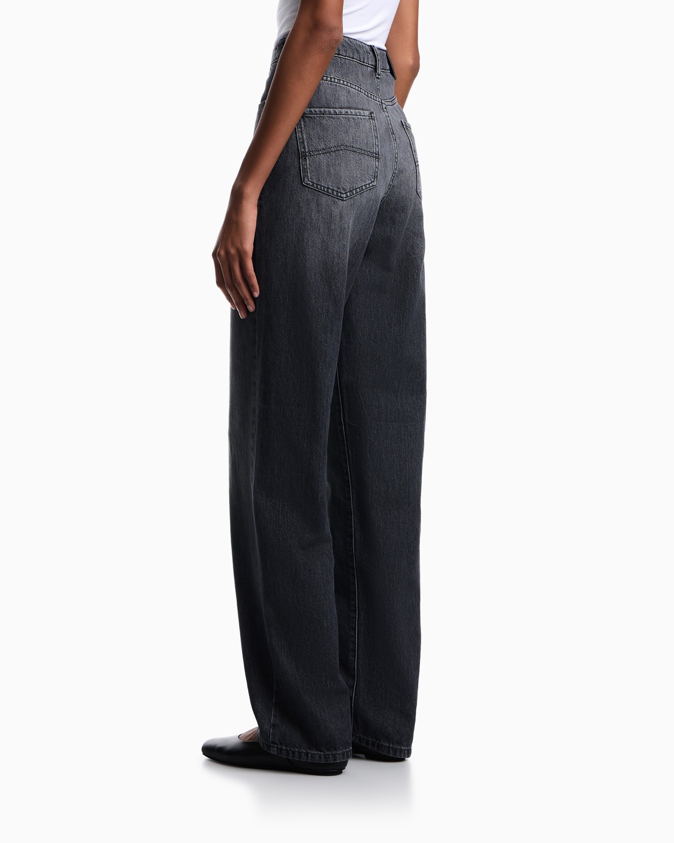 レギュラーフィットジーンズ J4B リヨセル混紡デニム ユーズドルック スライドする 3