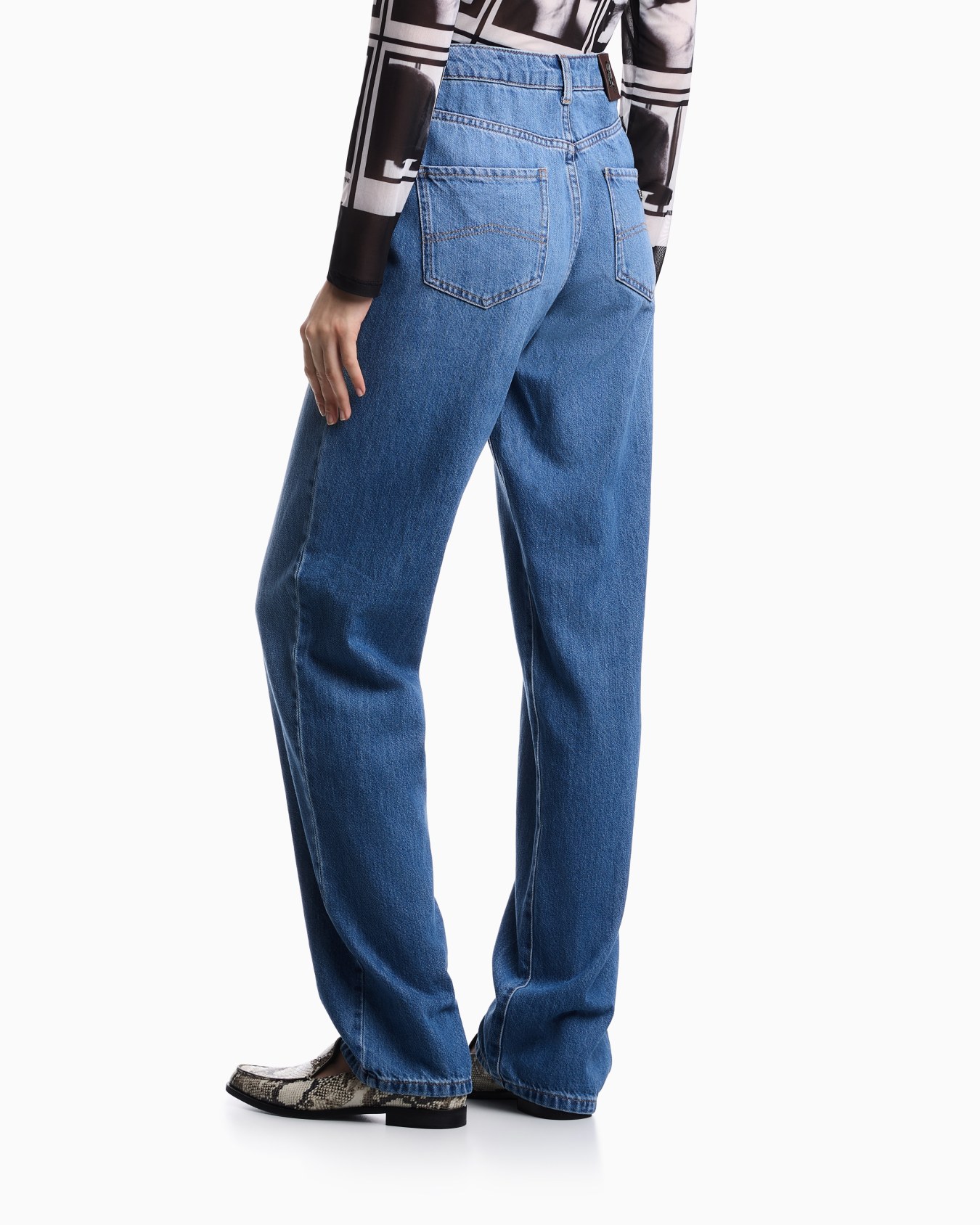 J4B regular-fit used-look Lyocell blend denim jeans Slide 2