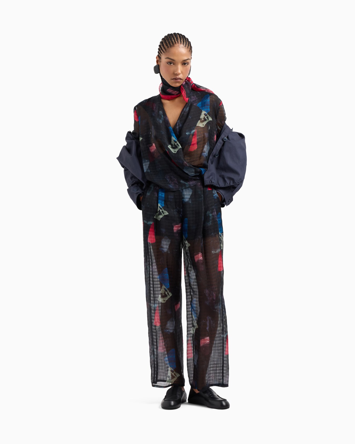 Blouson 3 en 1 en gabardine Pima Diapositive 2