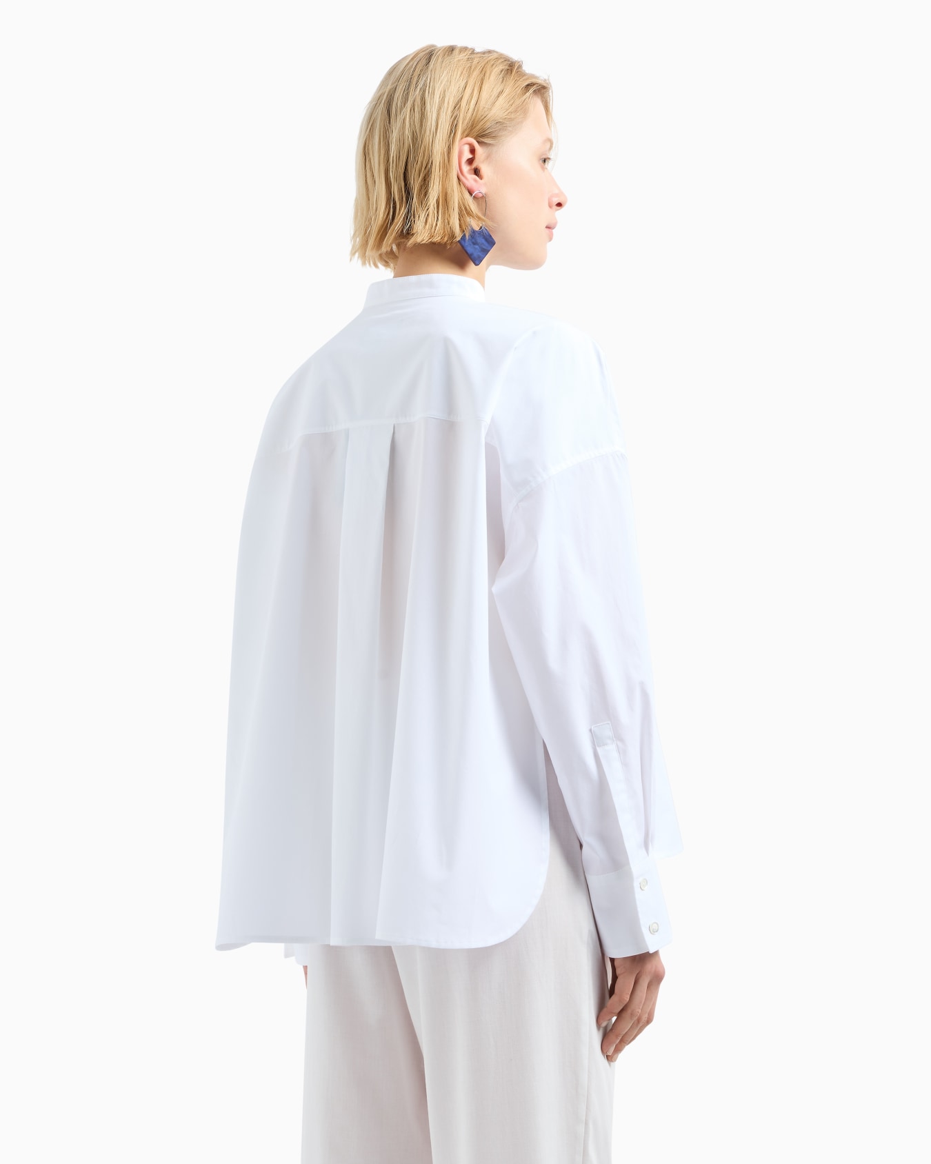 Pure cotton shirt with guru collar  Slide 3