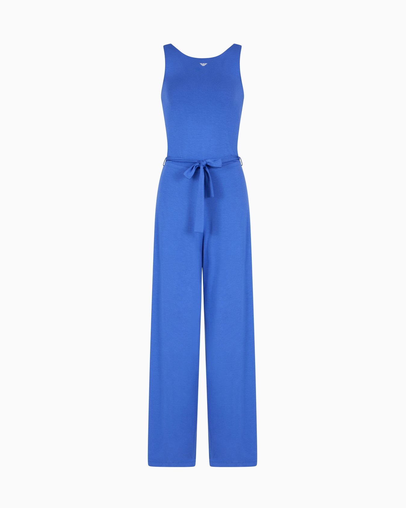 ASV recycled viscose beachwear jumpsuit with micro stud logo Slide 0
