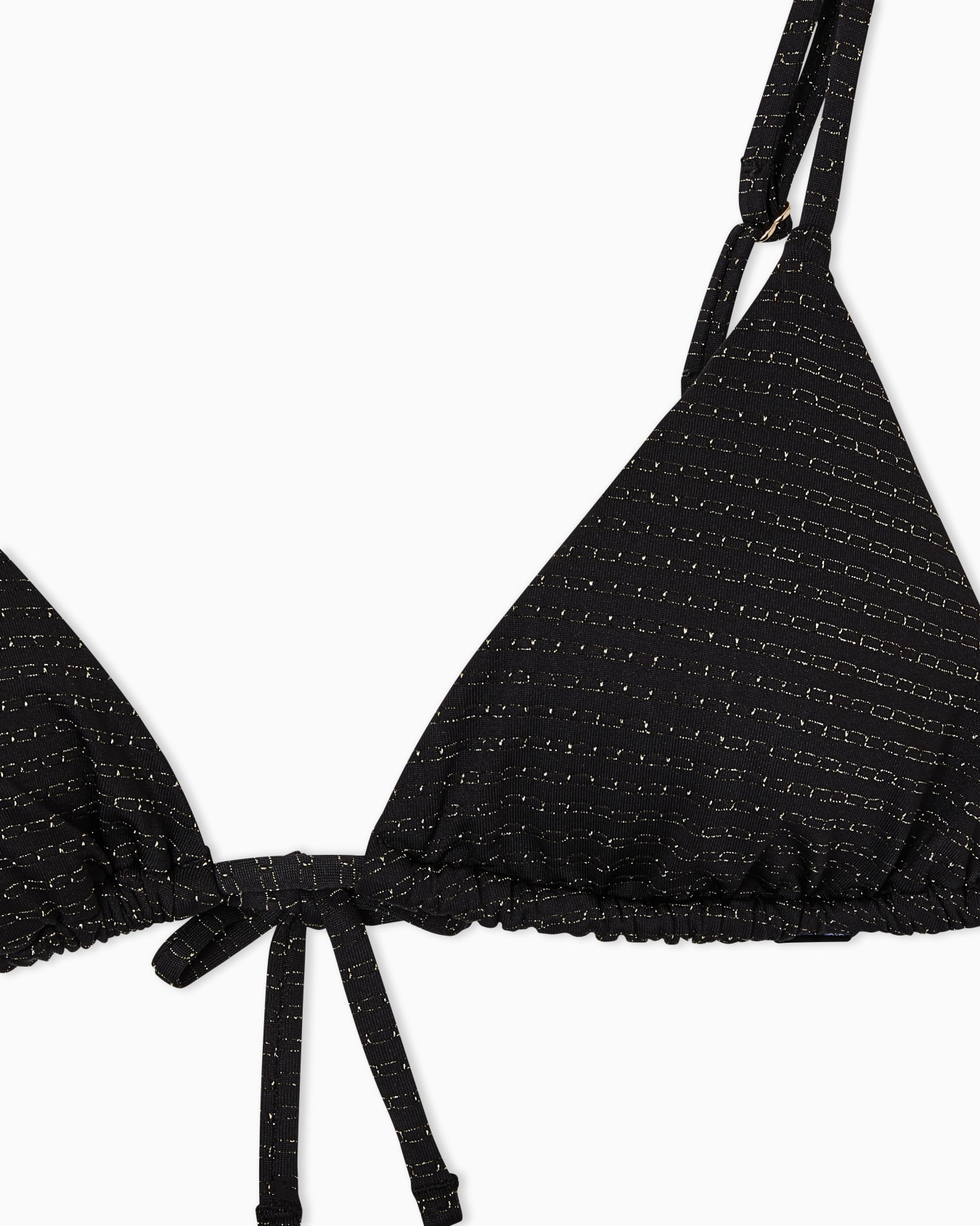 Bikini avec triangle rembourré en lycra avec lurex Diapositive 2