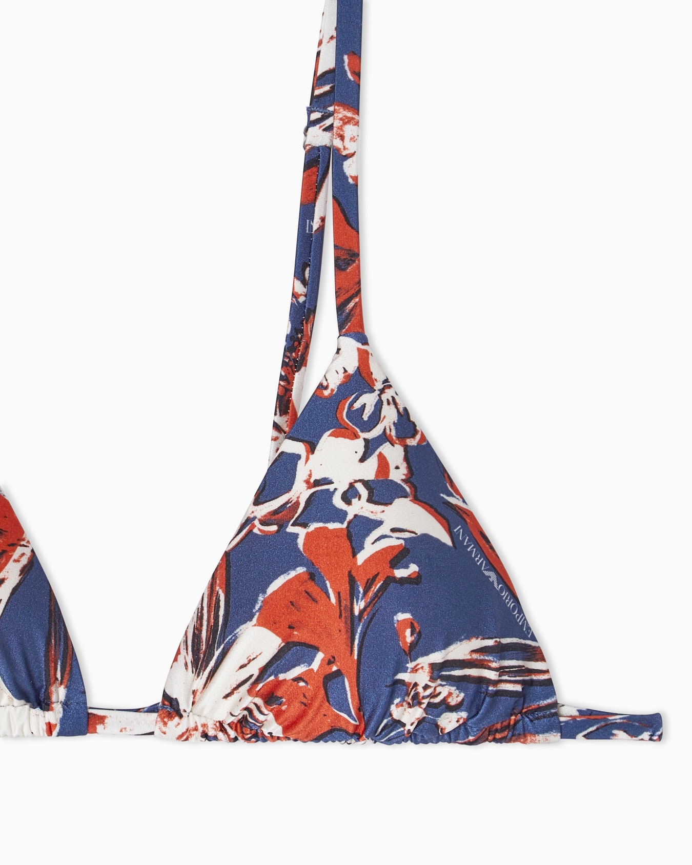 Logomania-print padded triangle bikini Slide 3