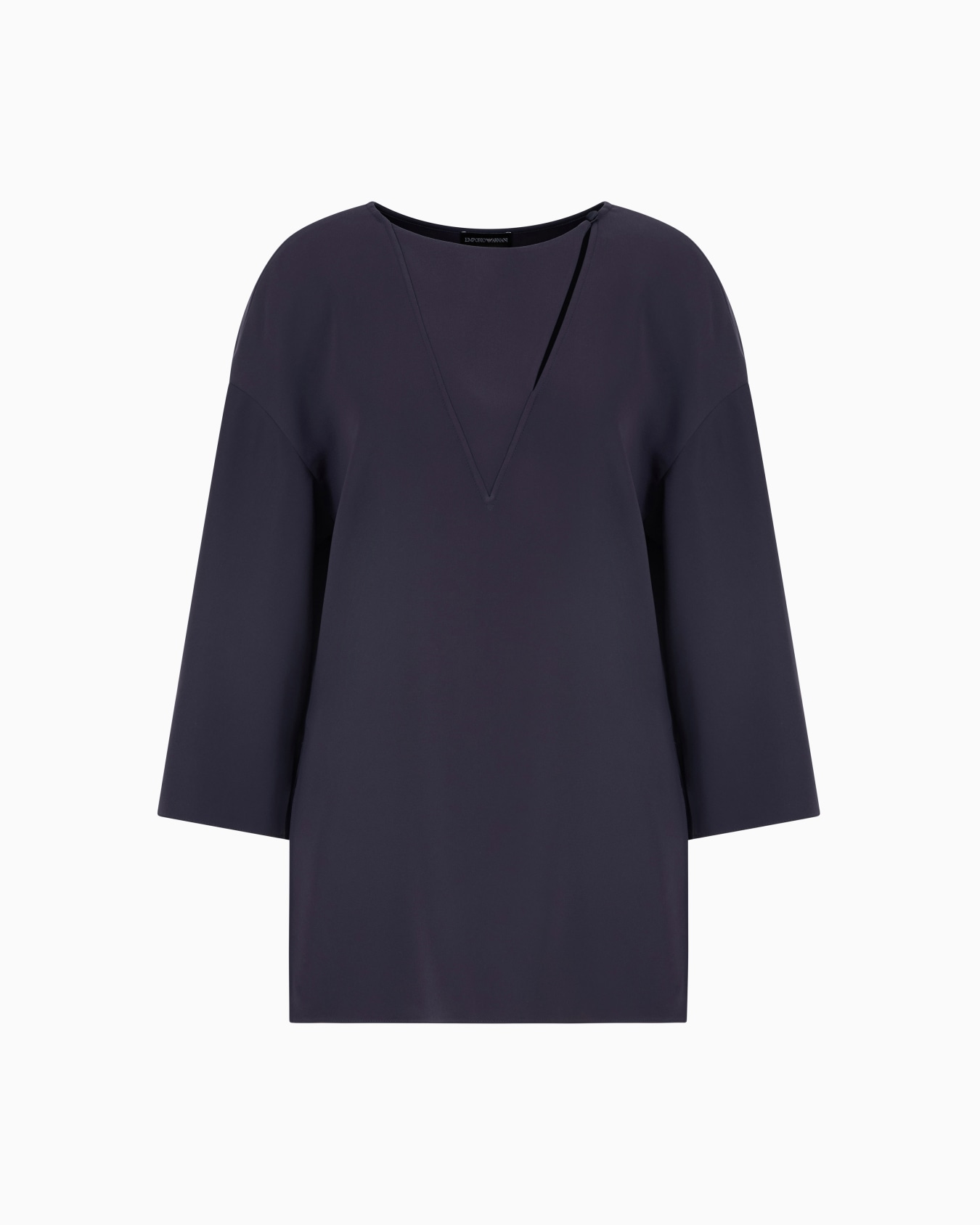 Technical cady blouse with laser cuts Slide 0