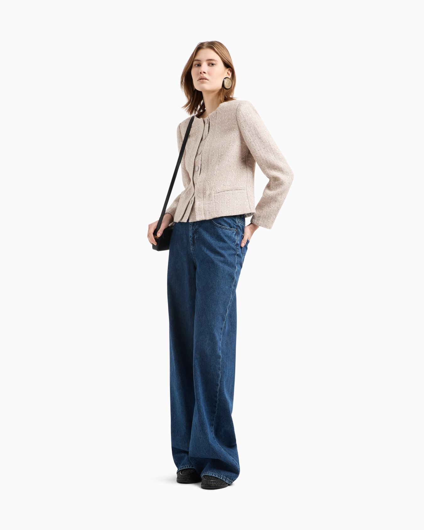 Lurex tweed jacket Slide 1