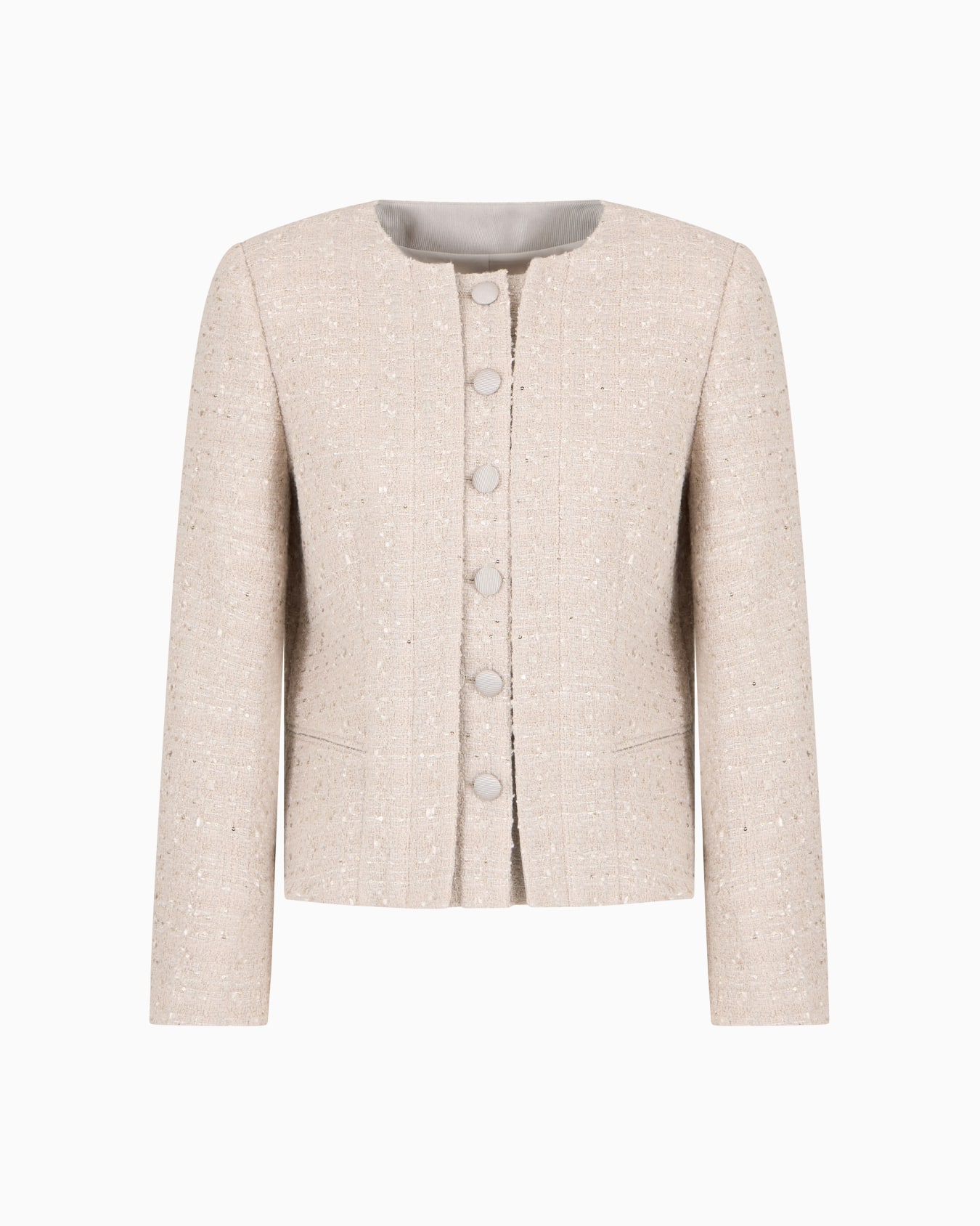 Lurex tweed jacket Slide 0