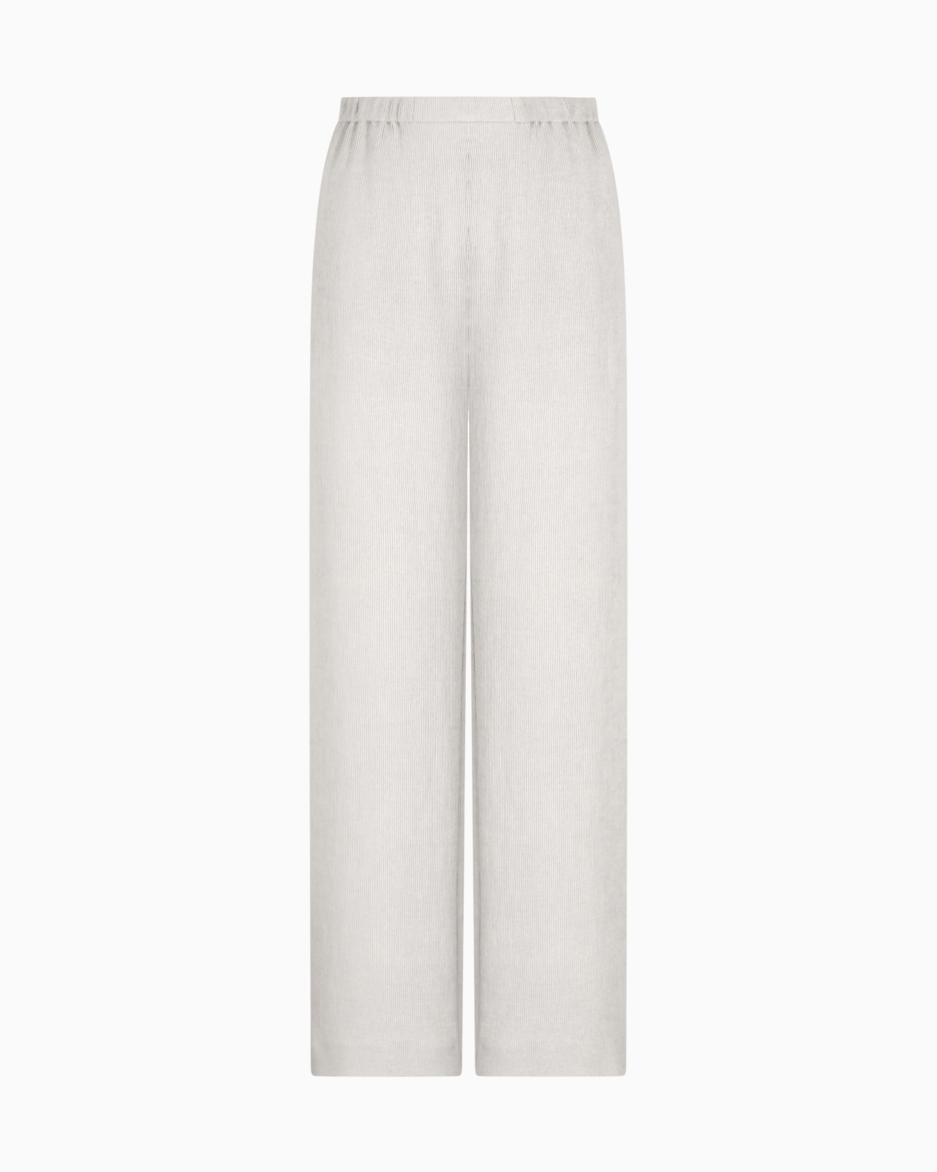 Pantalones de cintura elástica de canneté fluido Diapositiva 0