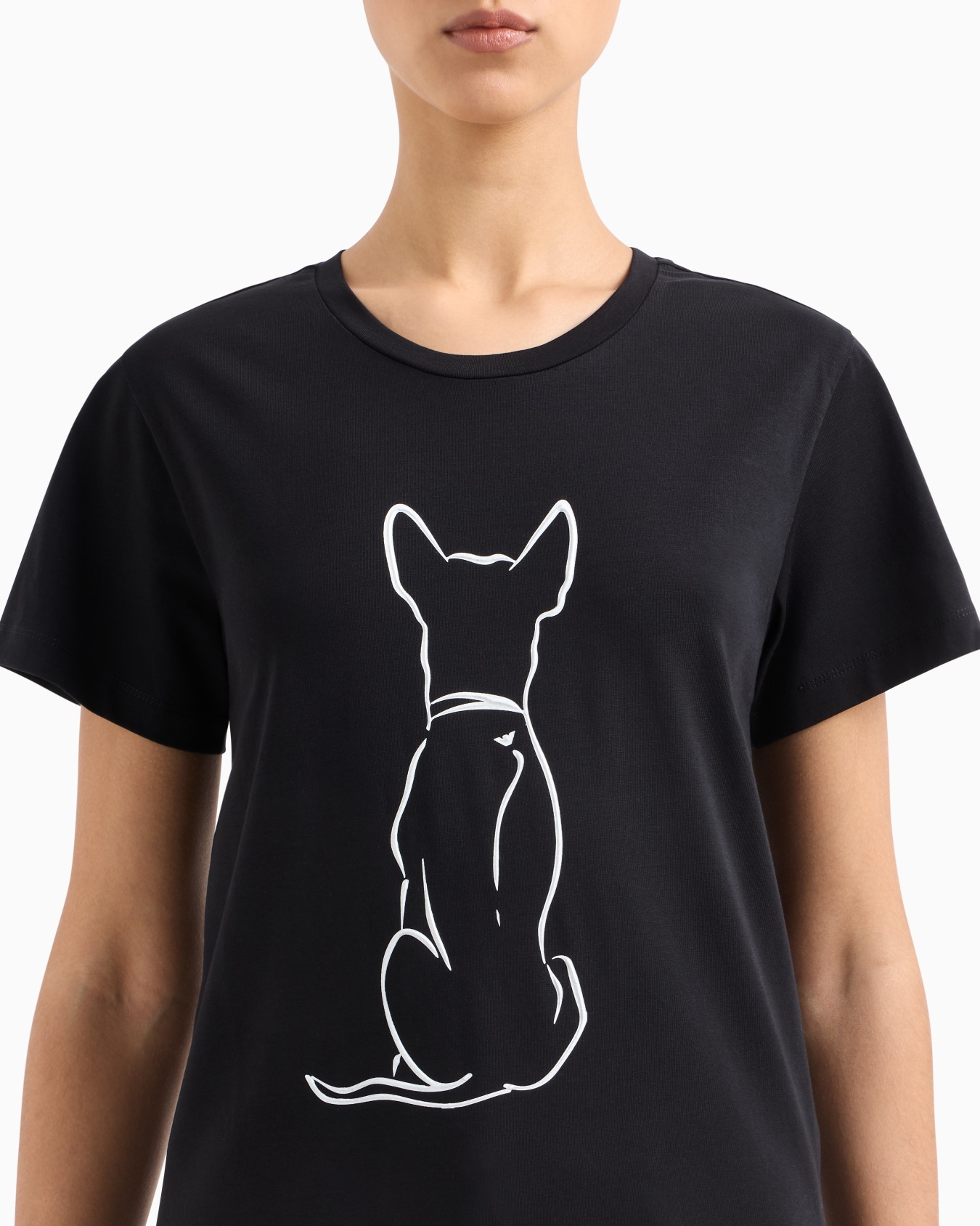 T-shirt in jersey stretch We Love Dogs #27 Slide 4