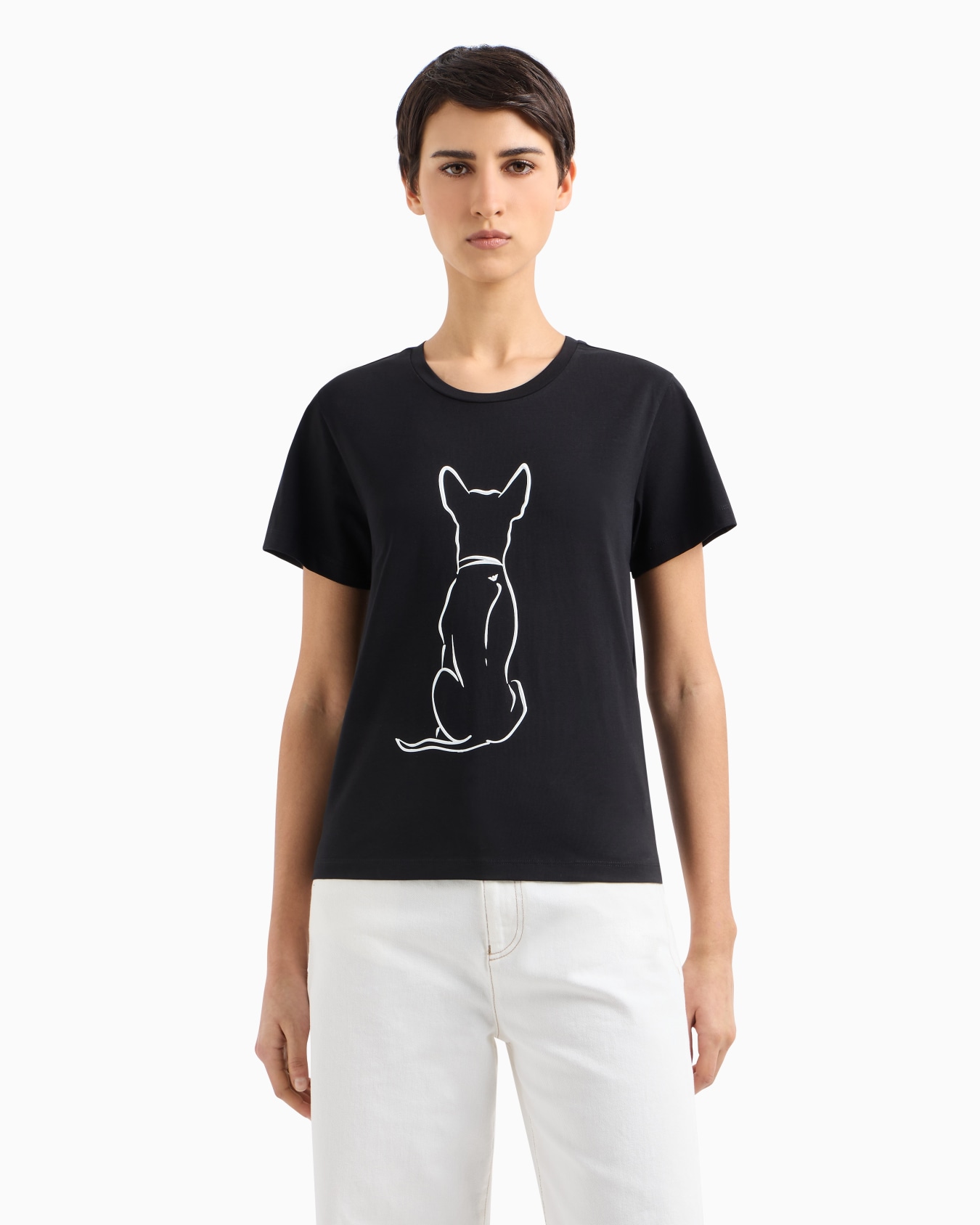 T-shirt in jersey stretch We Love Dogs #27 Slide 3
