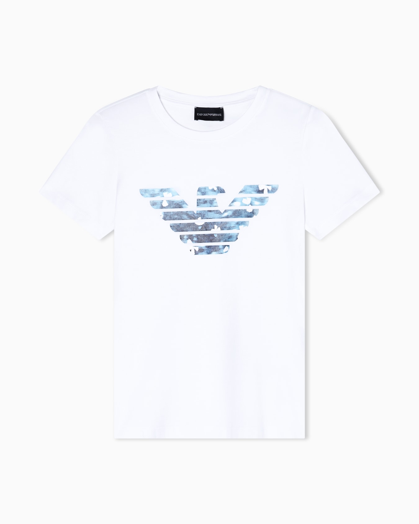 ASV stretch-jersey slim-fit T-shirt with oversized eagle pattern Slide 0