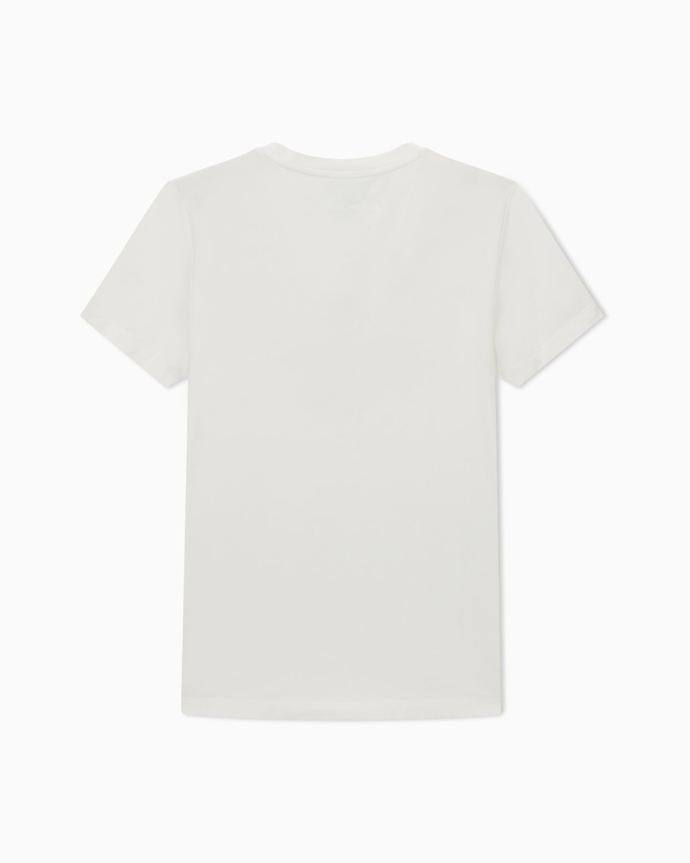 T-shirt regular fit in lightweight stretch cotton jersey Slide 1