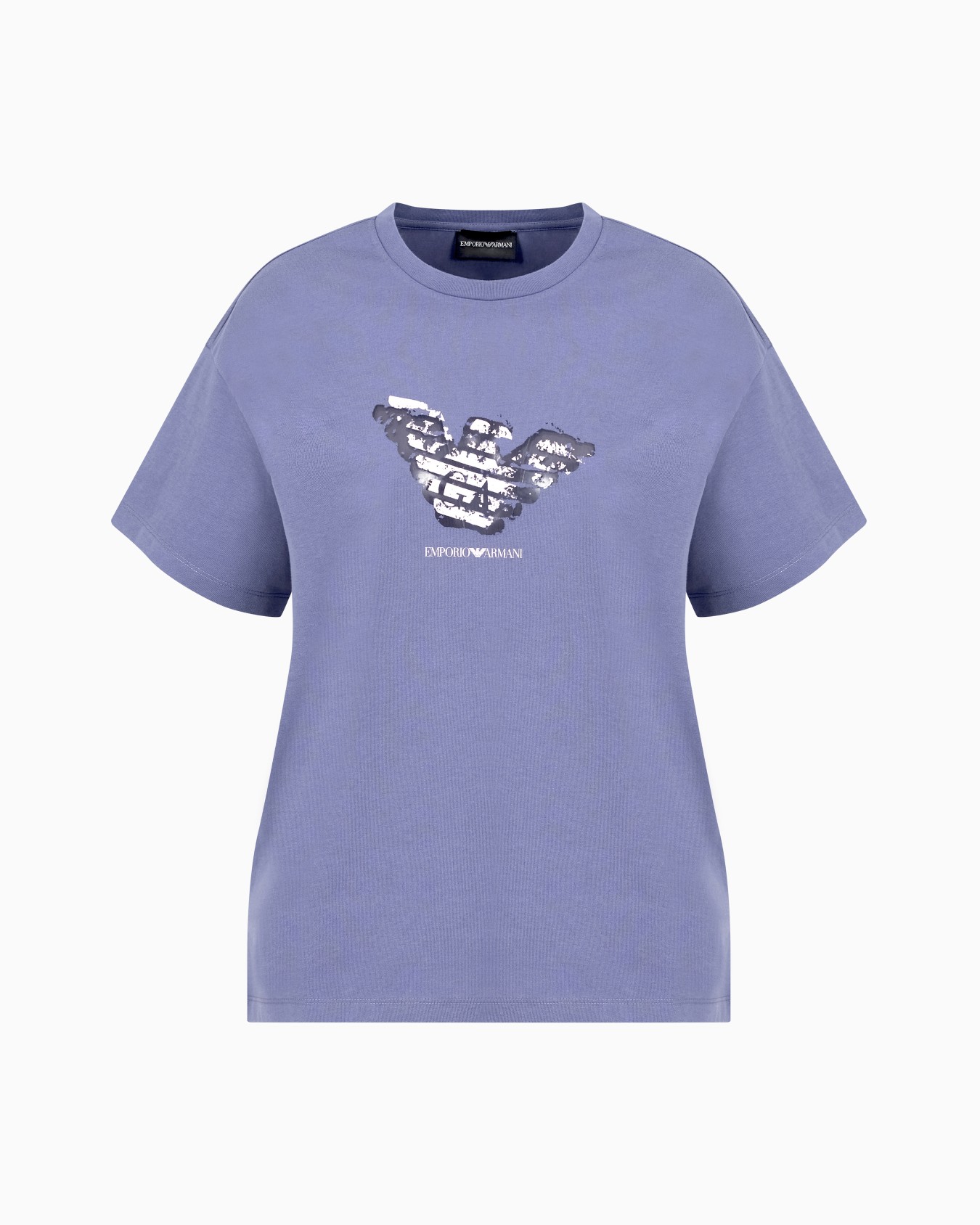 Camiseta de punto con logotipo devoré  Diapositiva 0