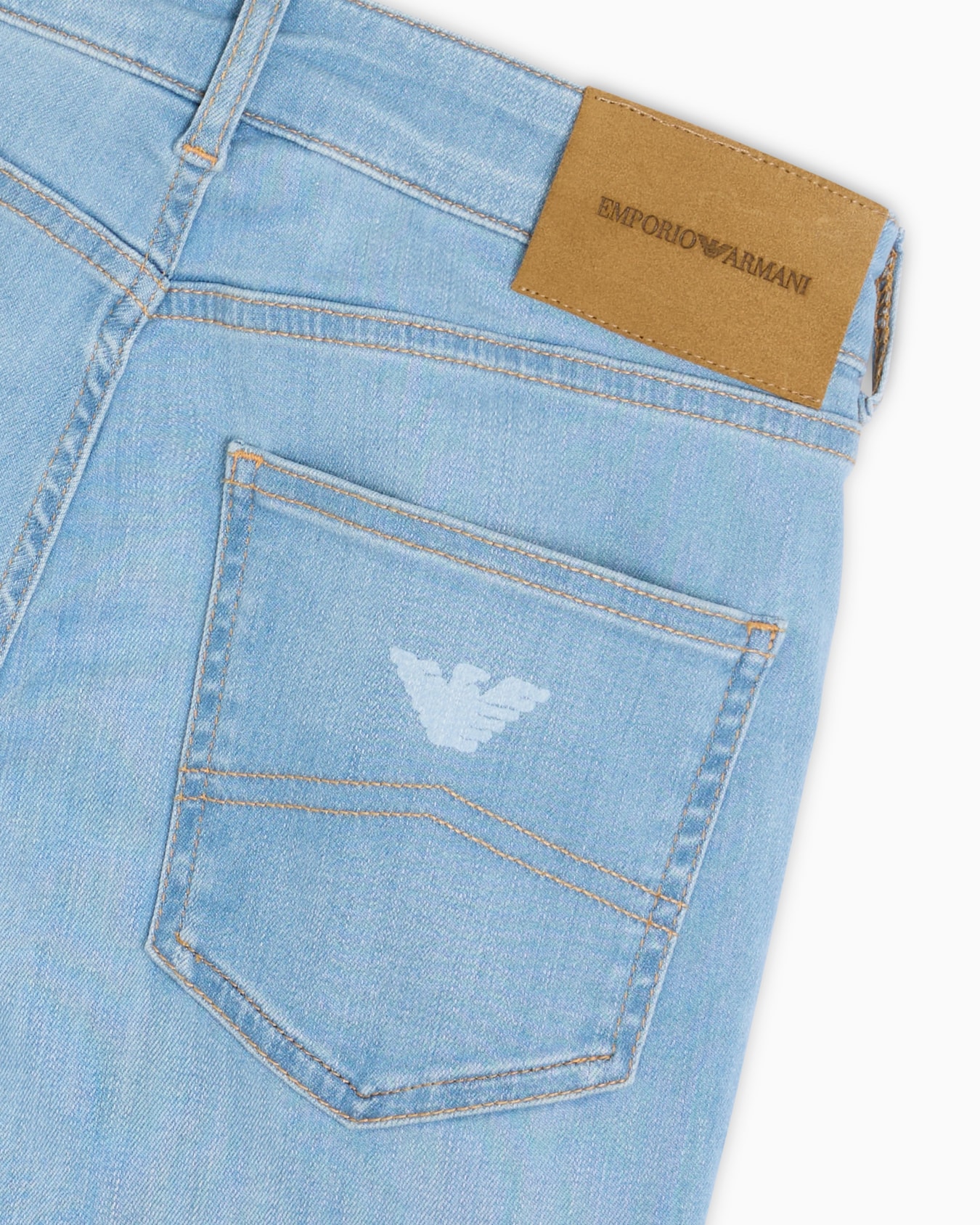 J47 mid-high rise flared-hem jeans in stretch denim Slide 5