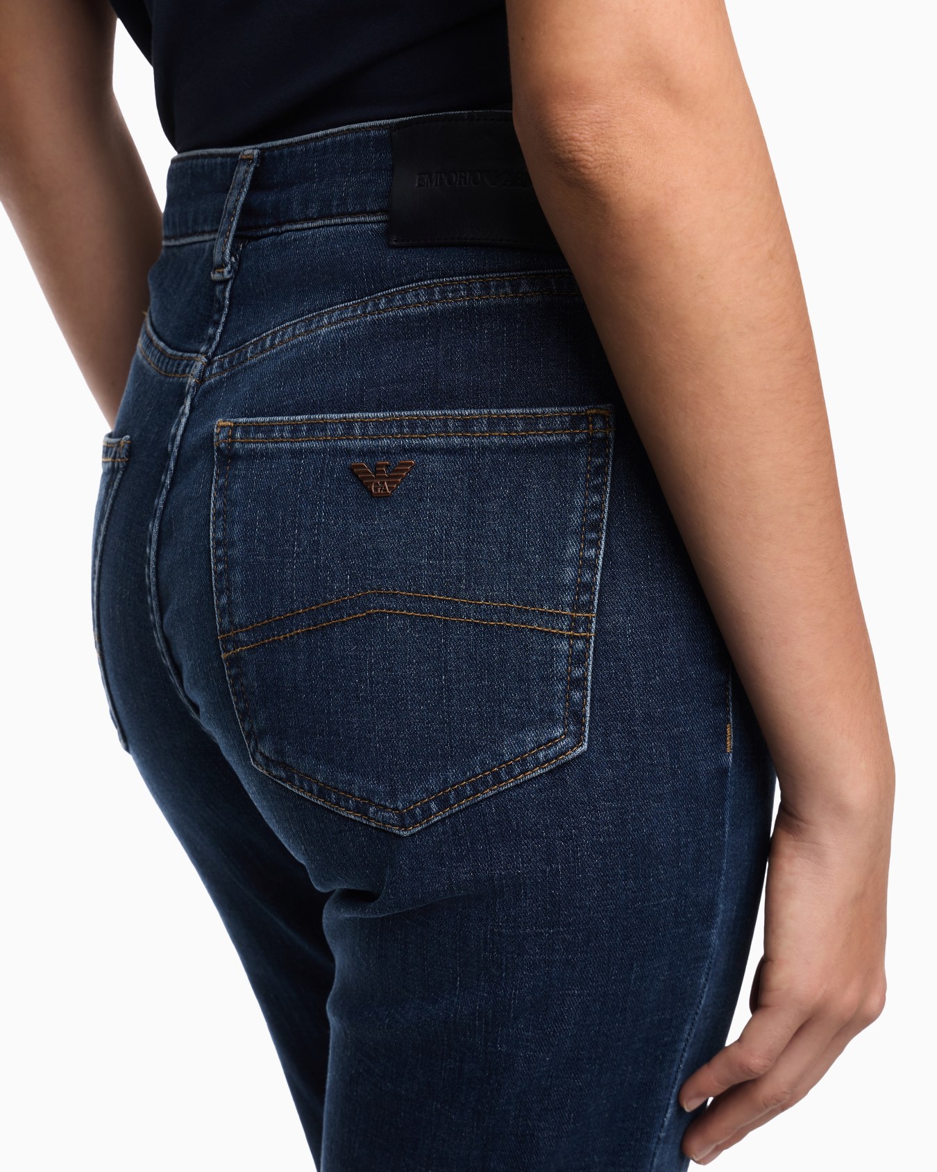 J47 slim-fit, worn-look, stretch-denim jeans Slide 4