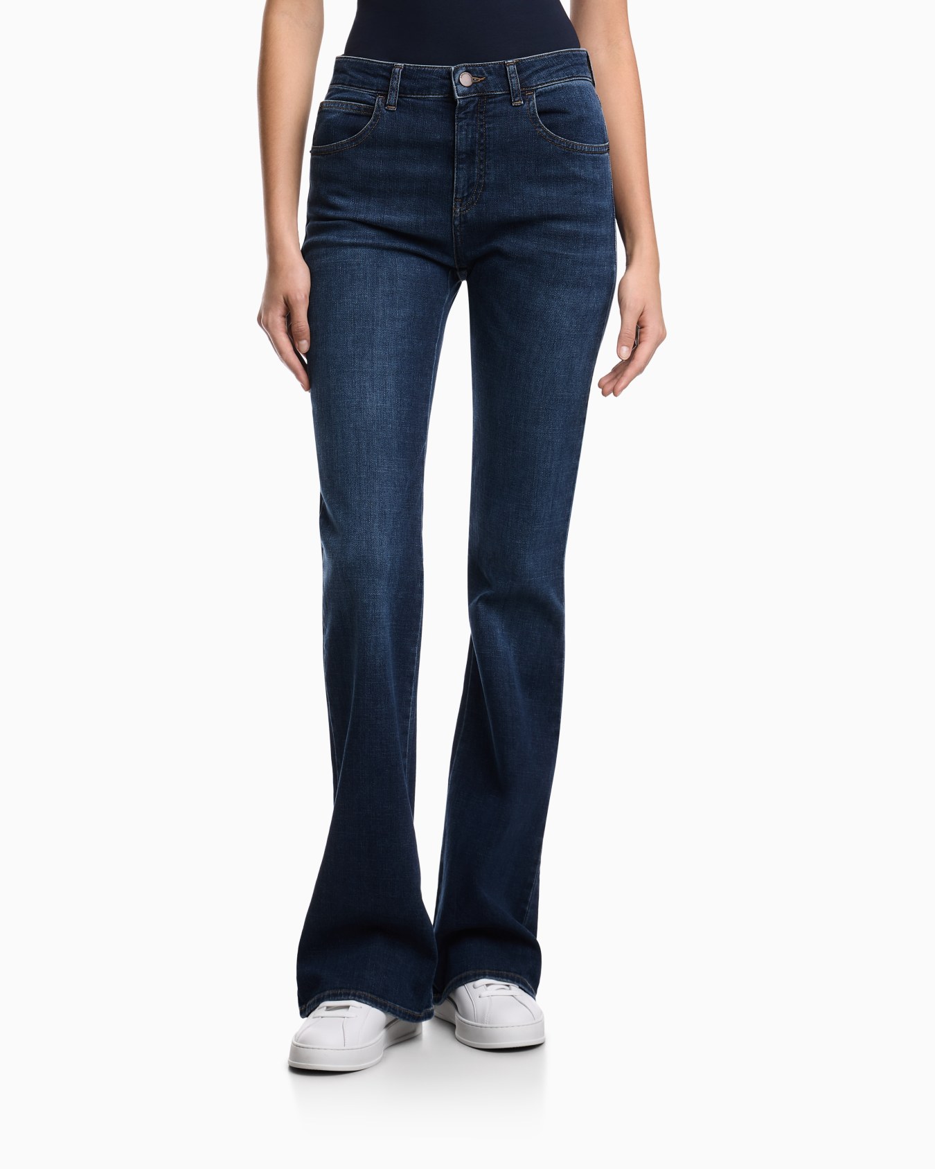 J47 slim-fit, worn-look, stretch-denim jeans Slide 3