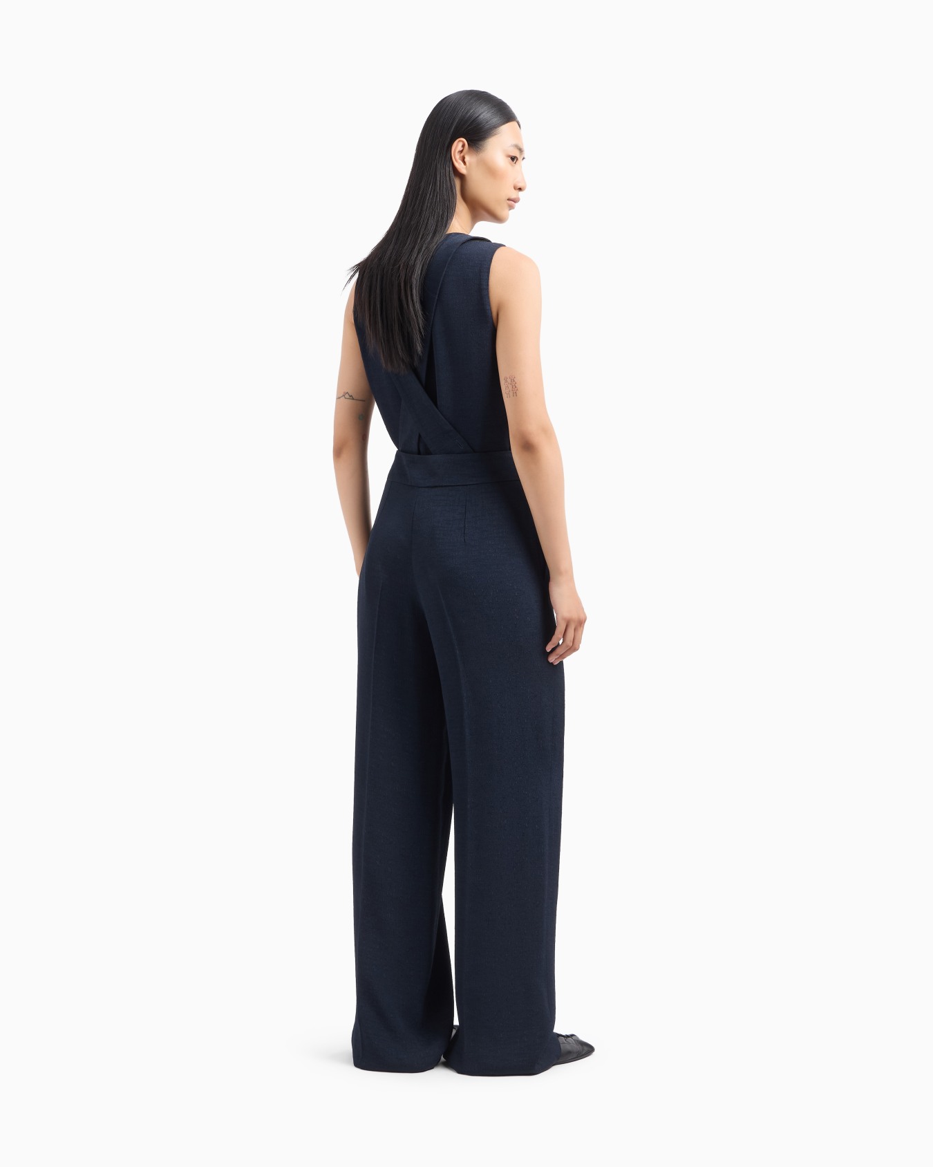 Icon trousers with braces in armure fabric Slide 2