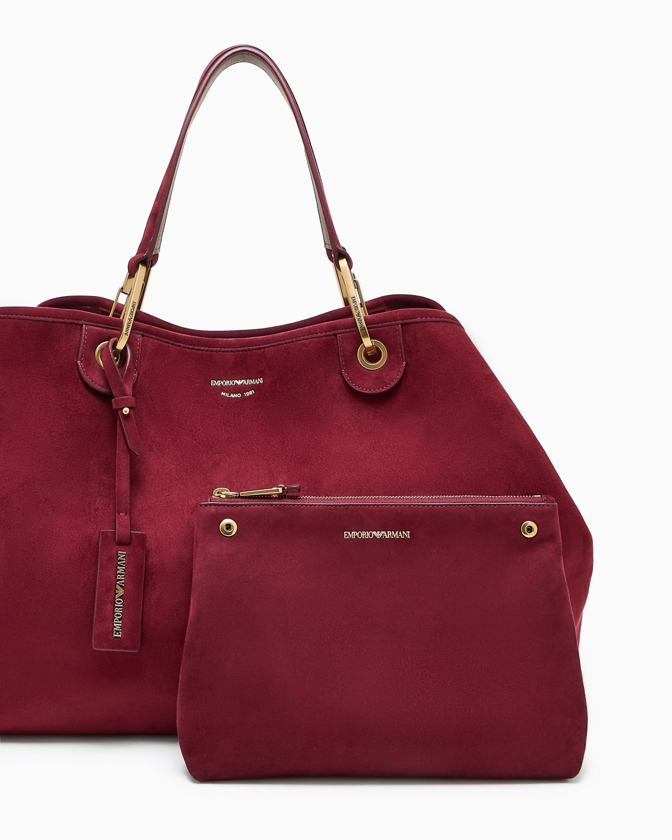 MyEA großer Shopper in Veloursleder-Look Folie 4