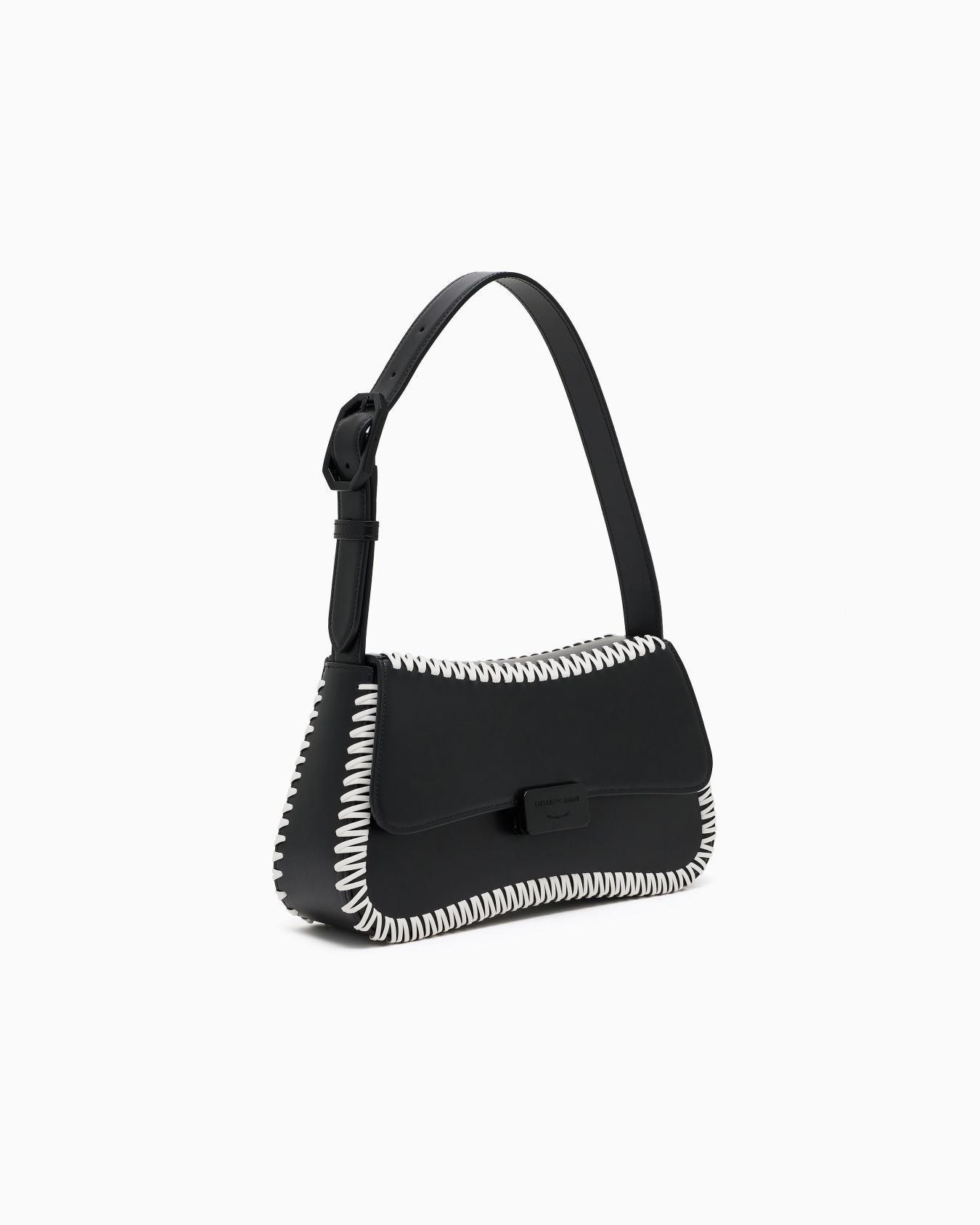 Sac à bandoulière en cuir tressé Diapositive 1