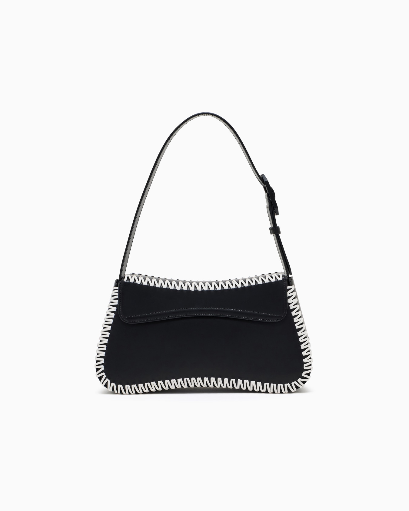 Sac à bandoulière en cuir tressé Diapositive 2