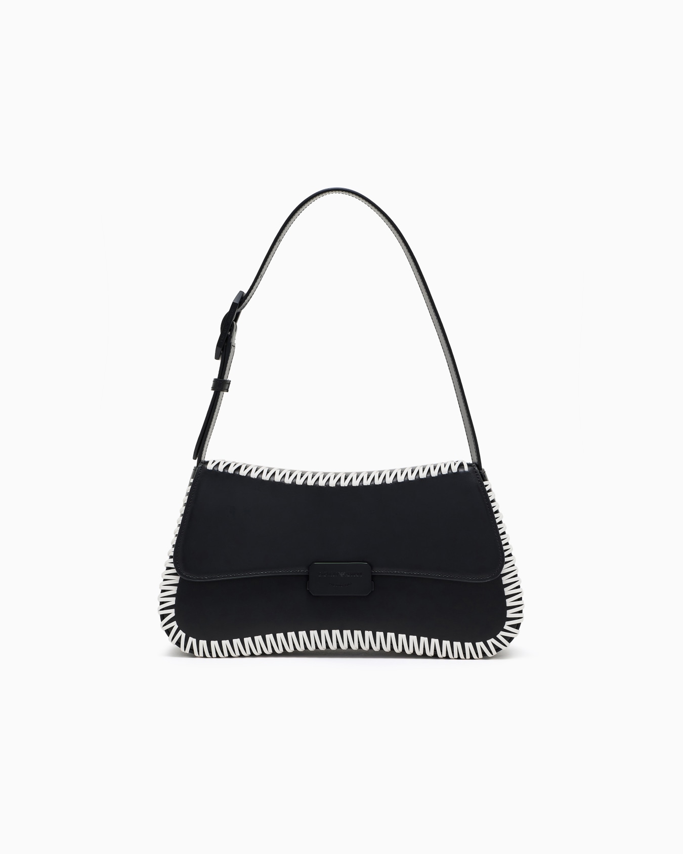 Sac à bandoulière en cuir tressé Diapositive 0