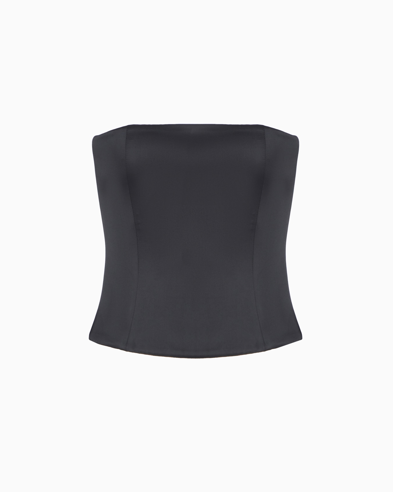 Satin bustier top Slide 0