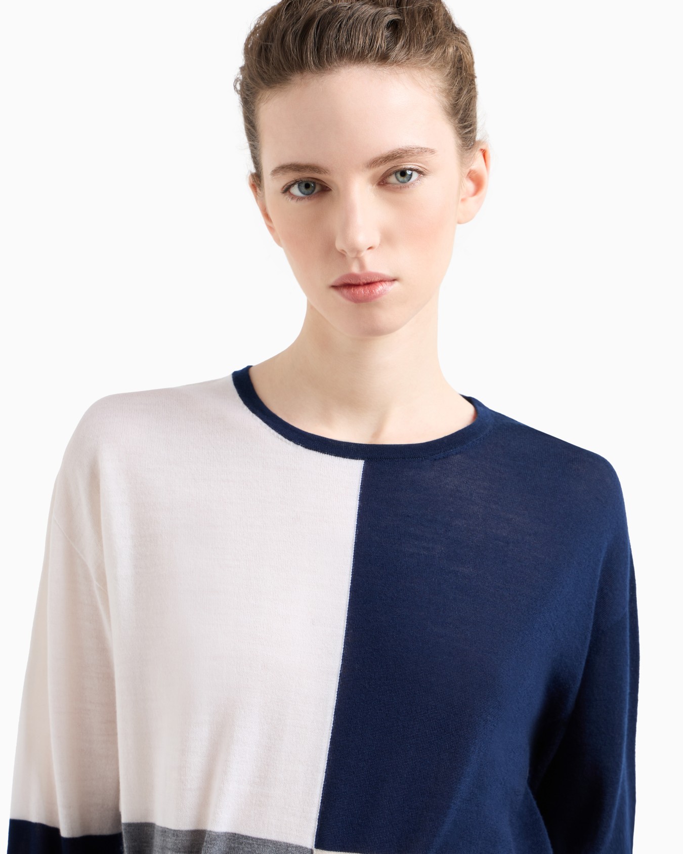Icon wool jumper with intarsia Slide 4