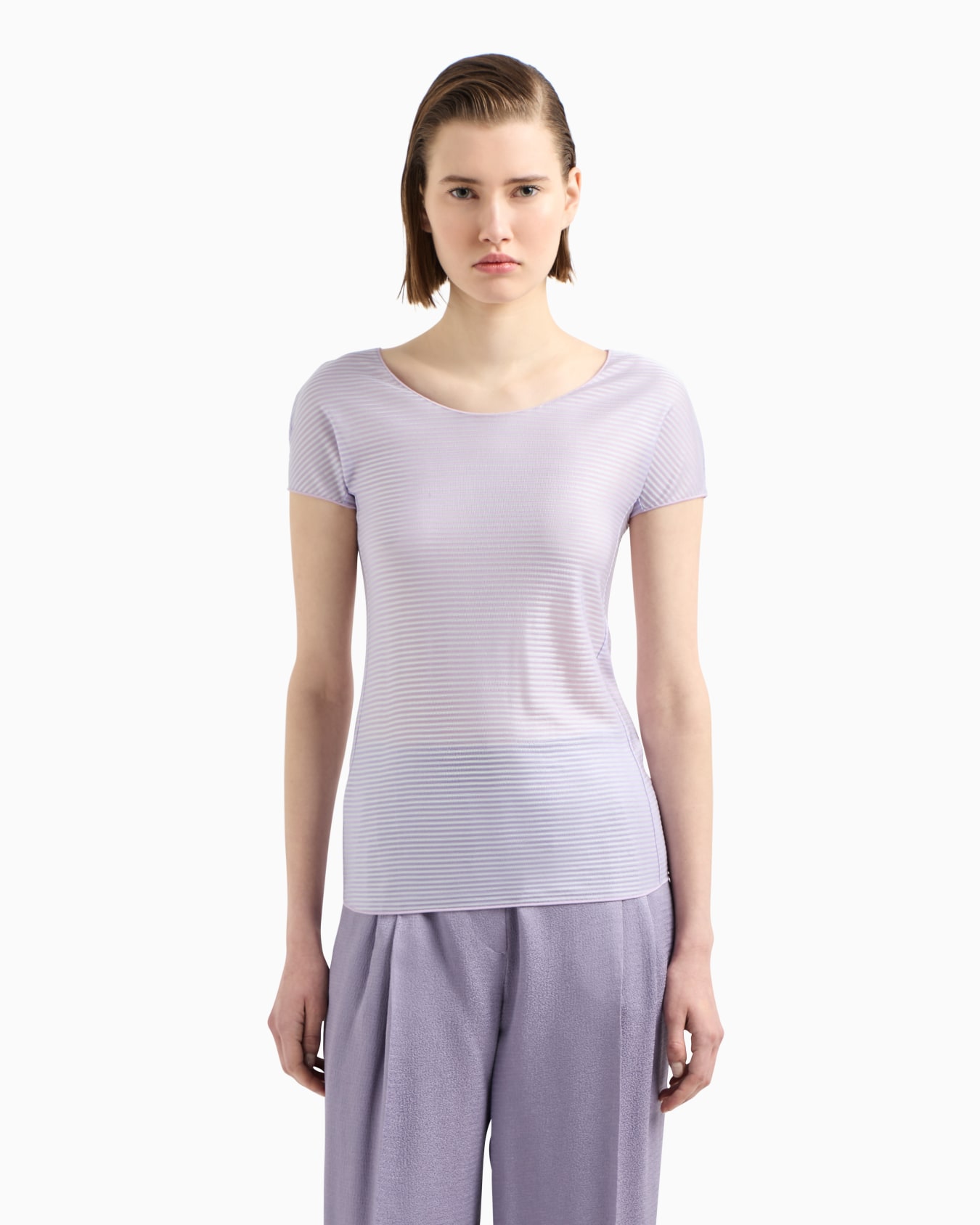 Icon striped lightweight jersey jumper Slide 3