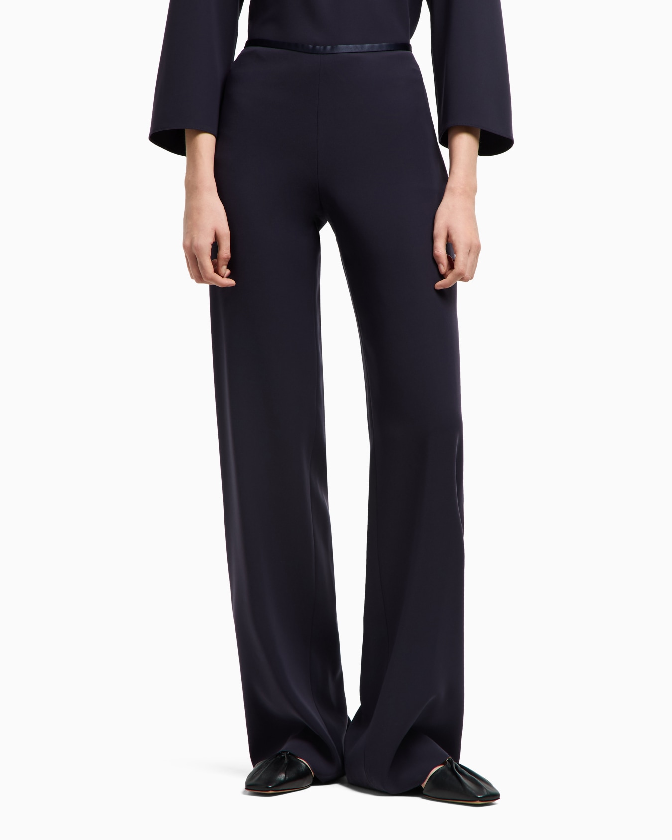 Techno cady palazzo trousers Slide 3