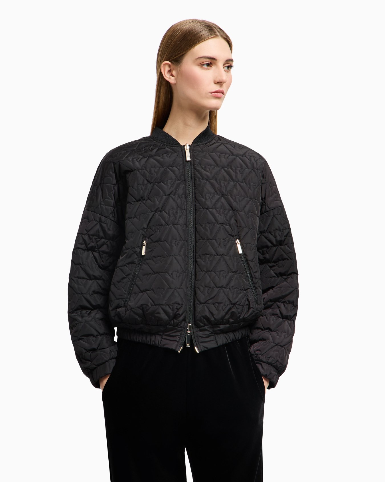 Blouson bomber réversible en chenille Diapositive 4