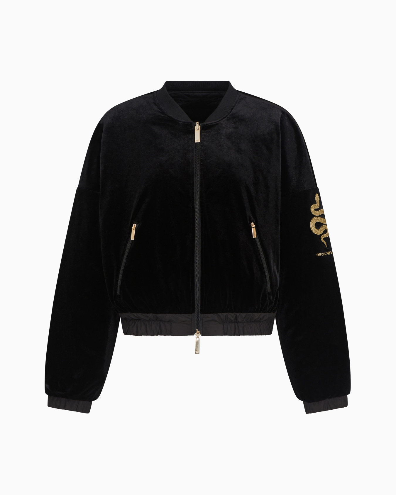 Blouson bomber réversible en chenille Diapositive 0