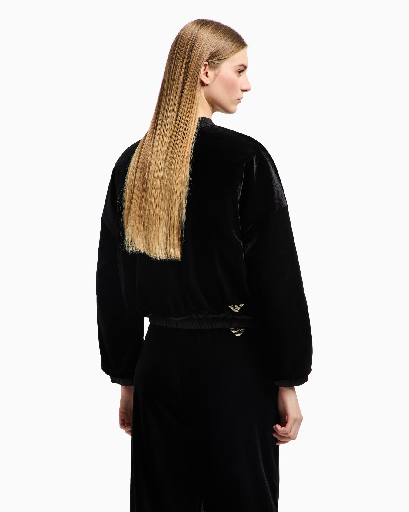 Blouson bomber réversible en chenille Diapositive 2