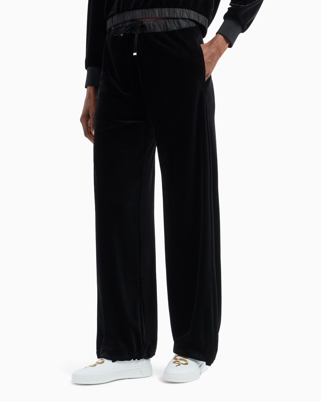 Pantalones de chenilla con cintura elástica Diapositiva 4