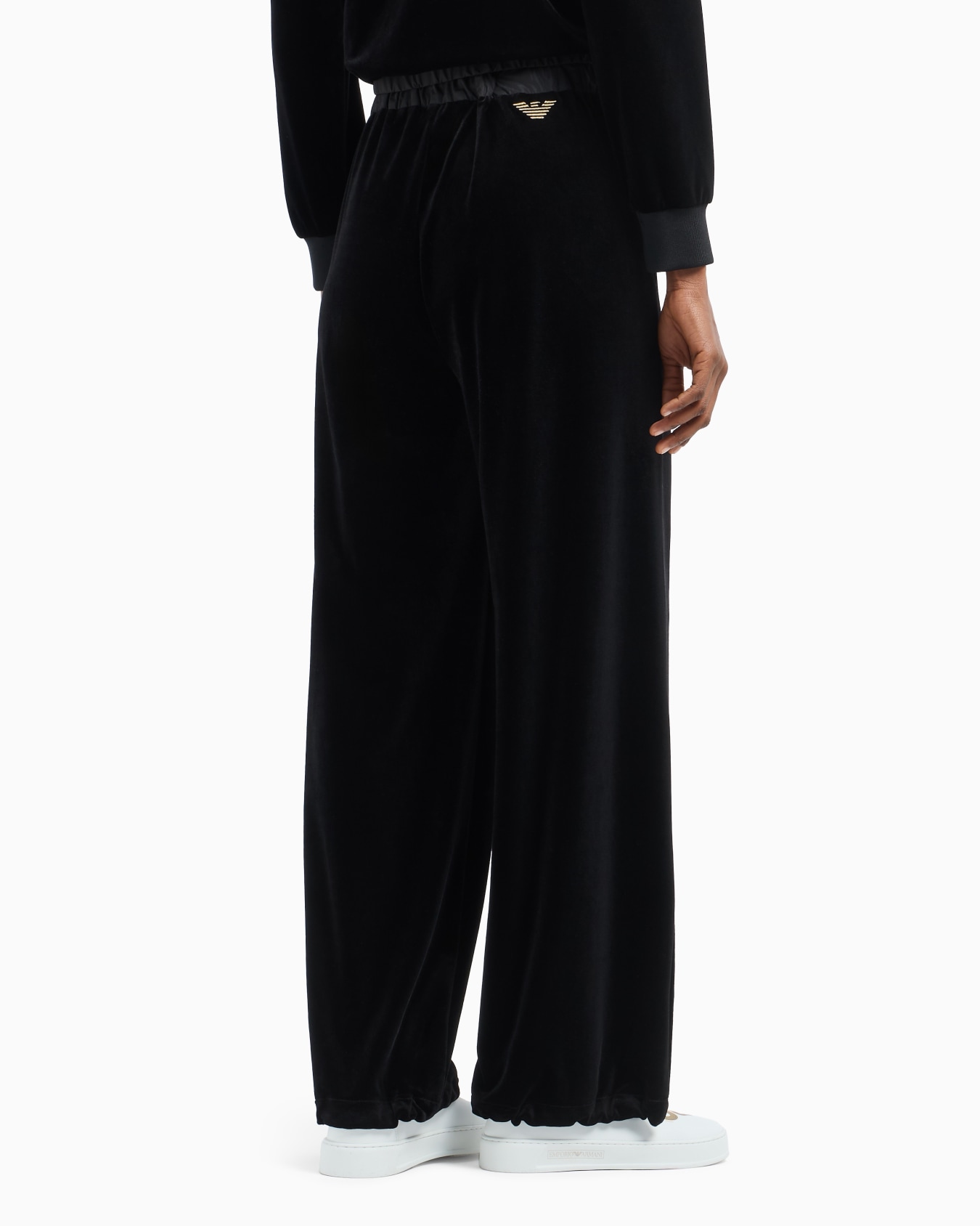 Pantalones de chenilla con cintura elástica Diapositiva 3