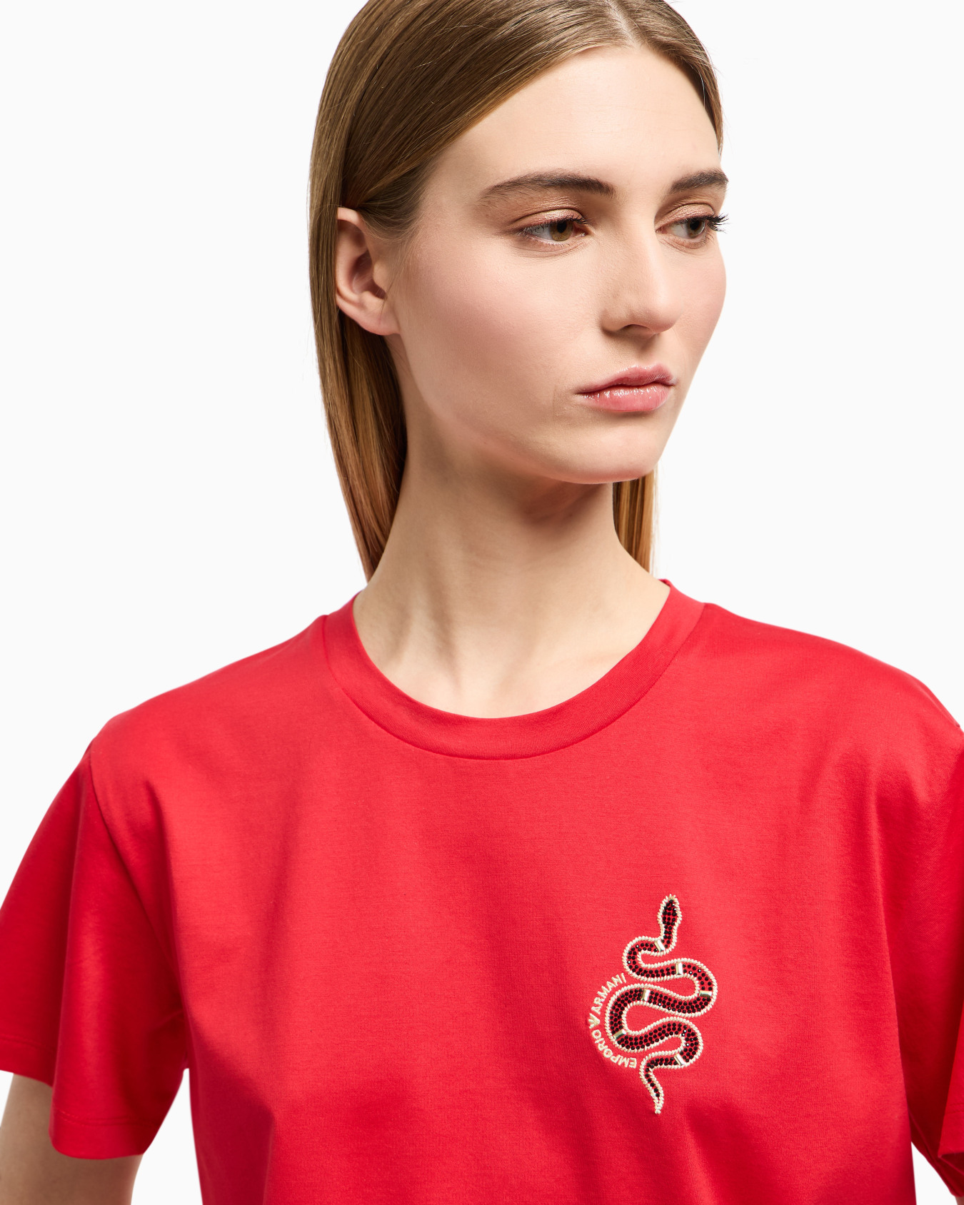 ASV Mercerised jersey T-shirt with Lunar New Year embroidery Slide 4