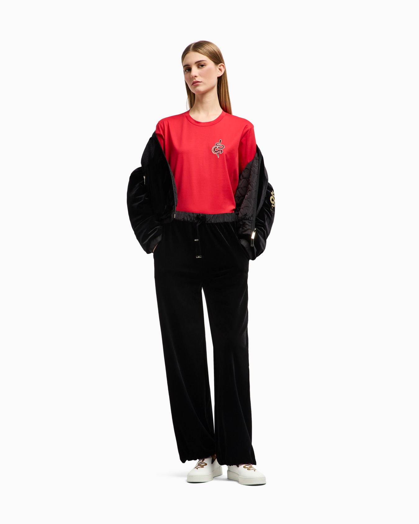 ASV Mercerised jersey T-shirt with Lunar New Year embroidery Slide 1