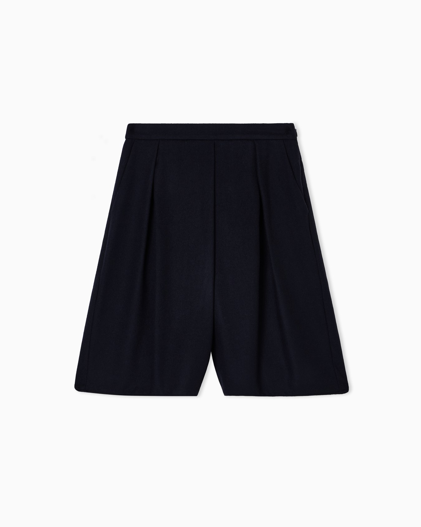 Winter Urbanism capsule collection Bermuda shorts in a lightweight virgin wool-blend cloth Slide 0