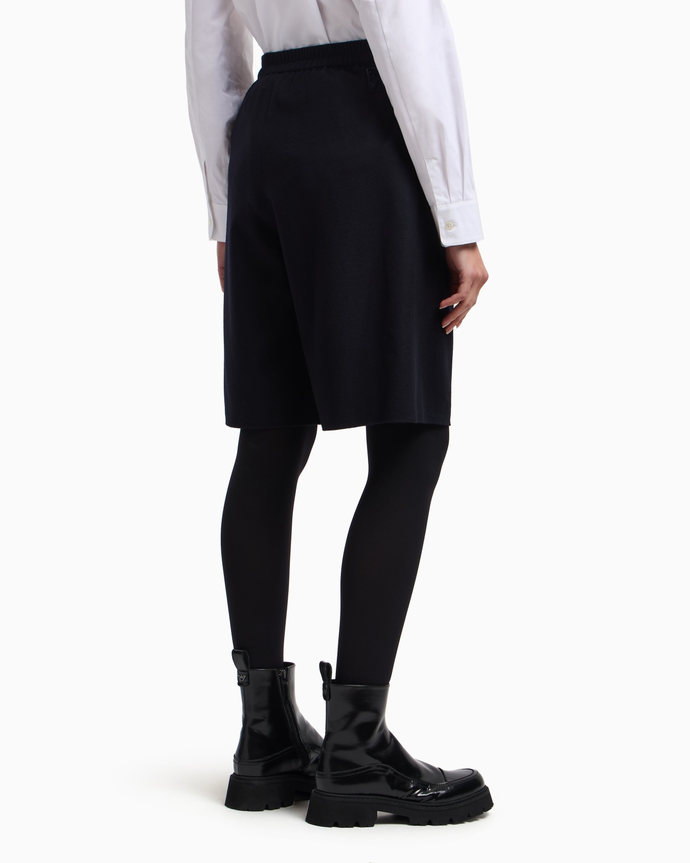 Winter Urbanism capsule collection Bermuda shorts in a lightweight virgin wool-blend cloth Slide 2
