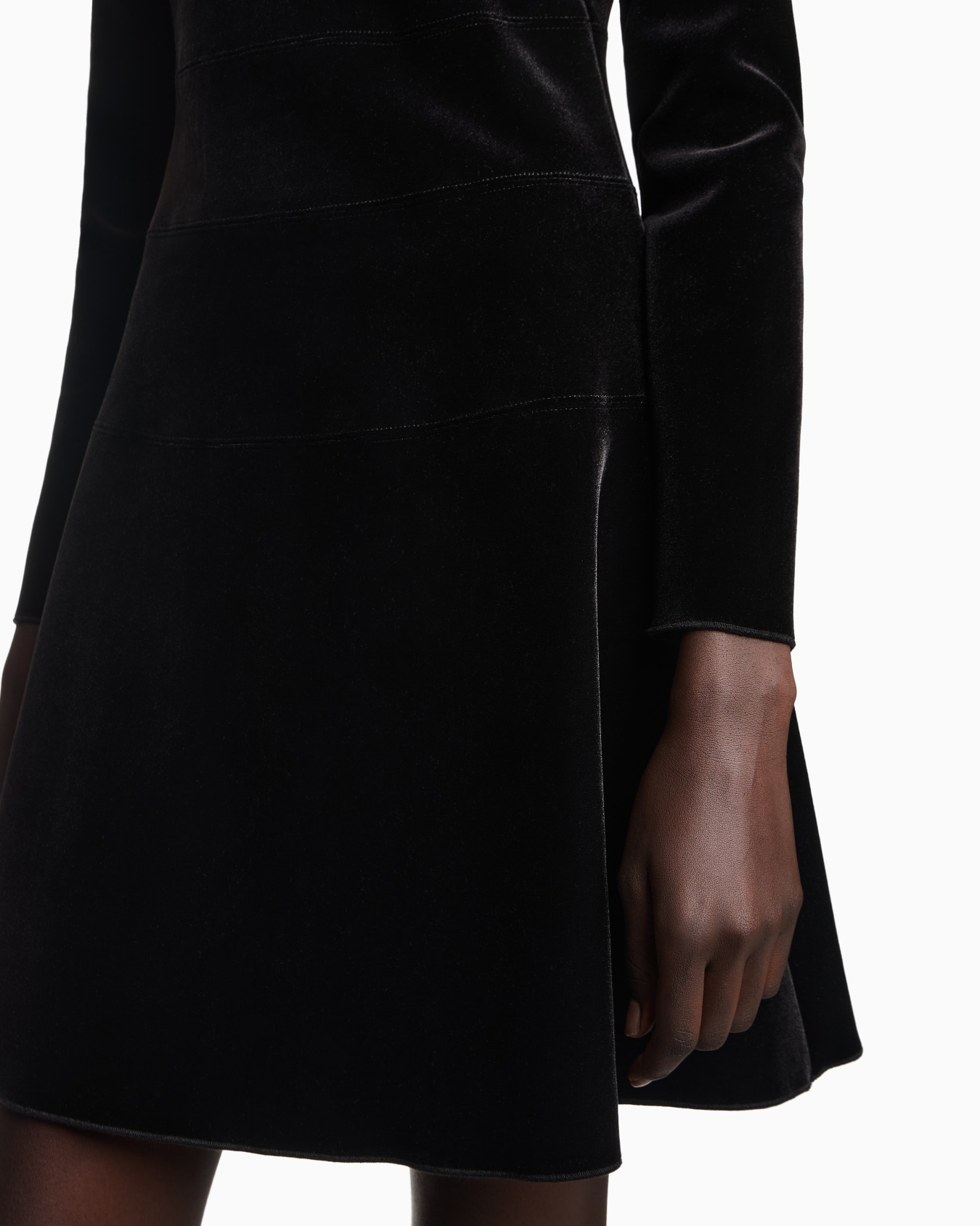 Chenille jersey dress Slide 3