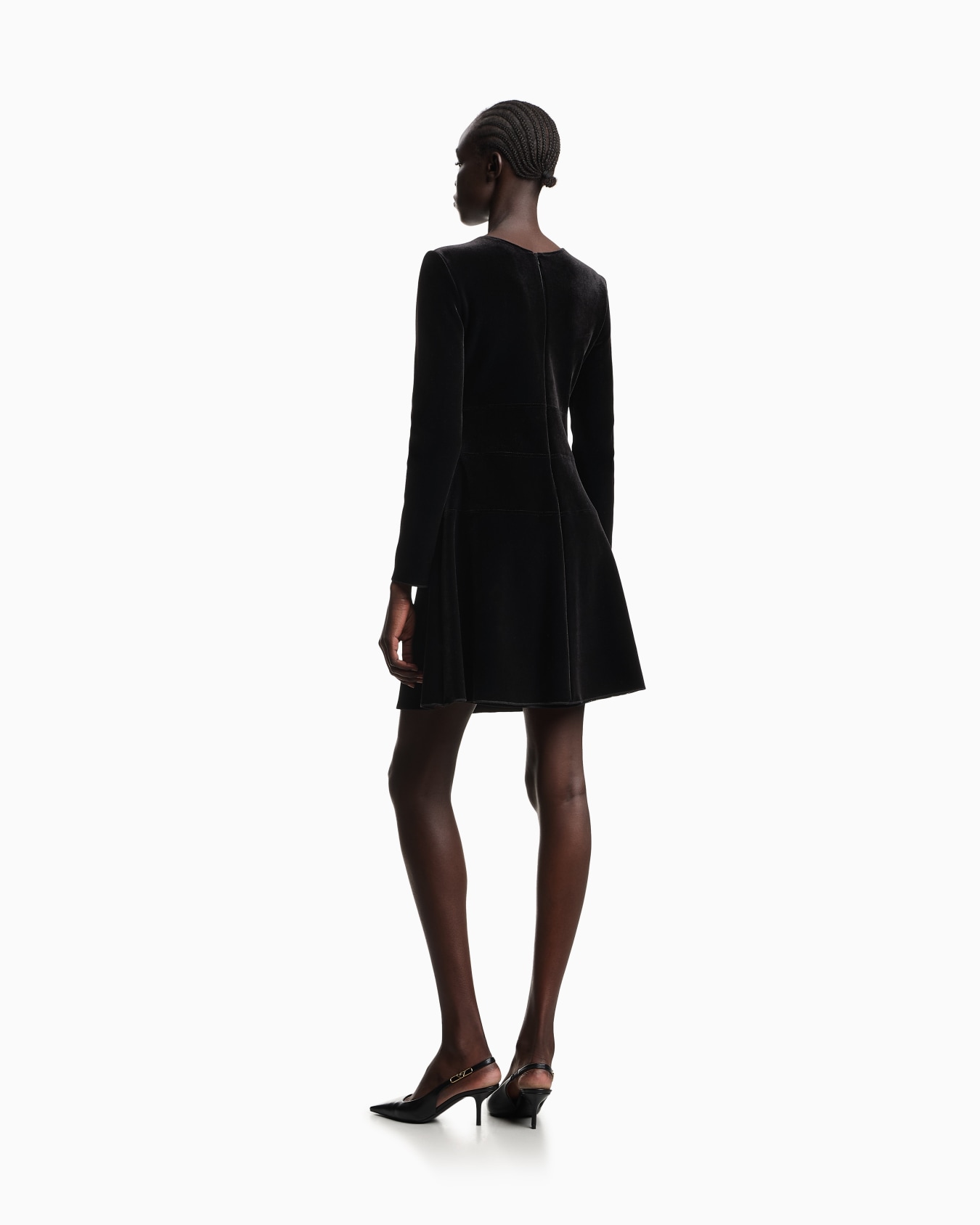 Chenille jersey dress Slide 2