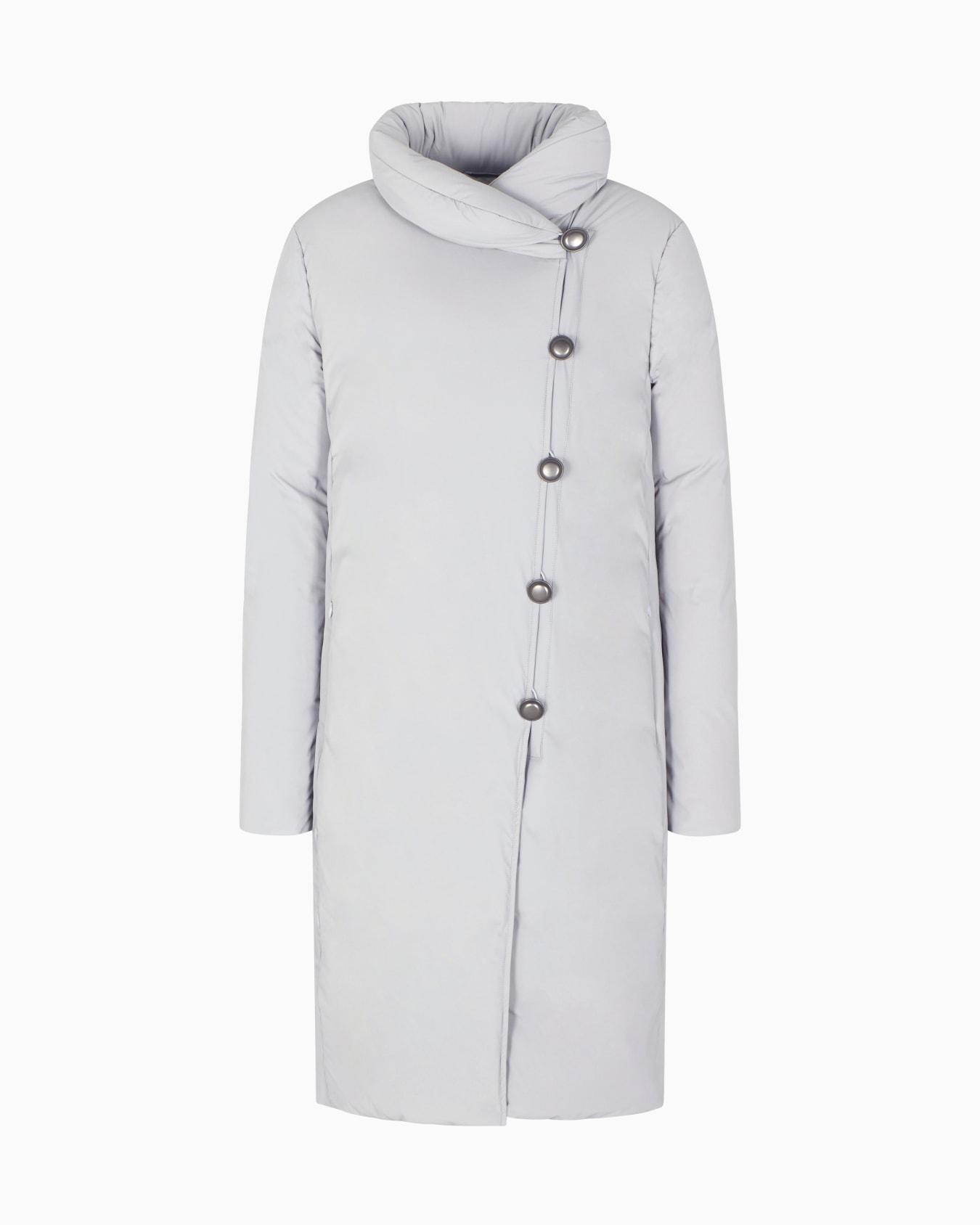 Piumino lungo water repellent in nylon stretch ASV Slide 0