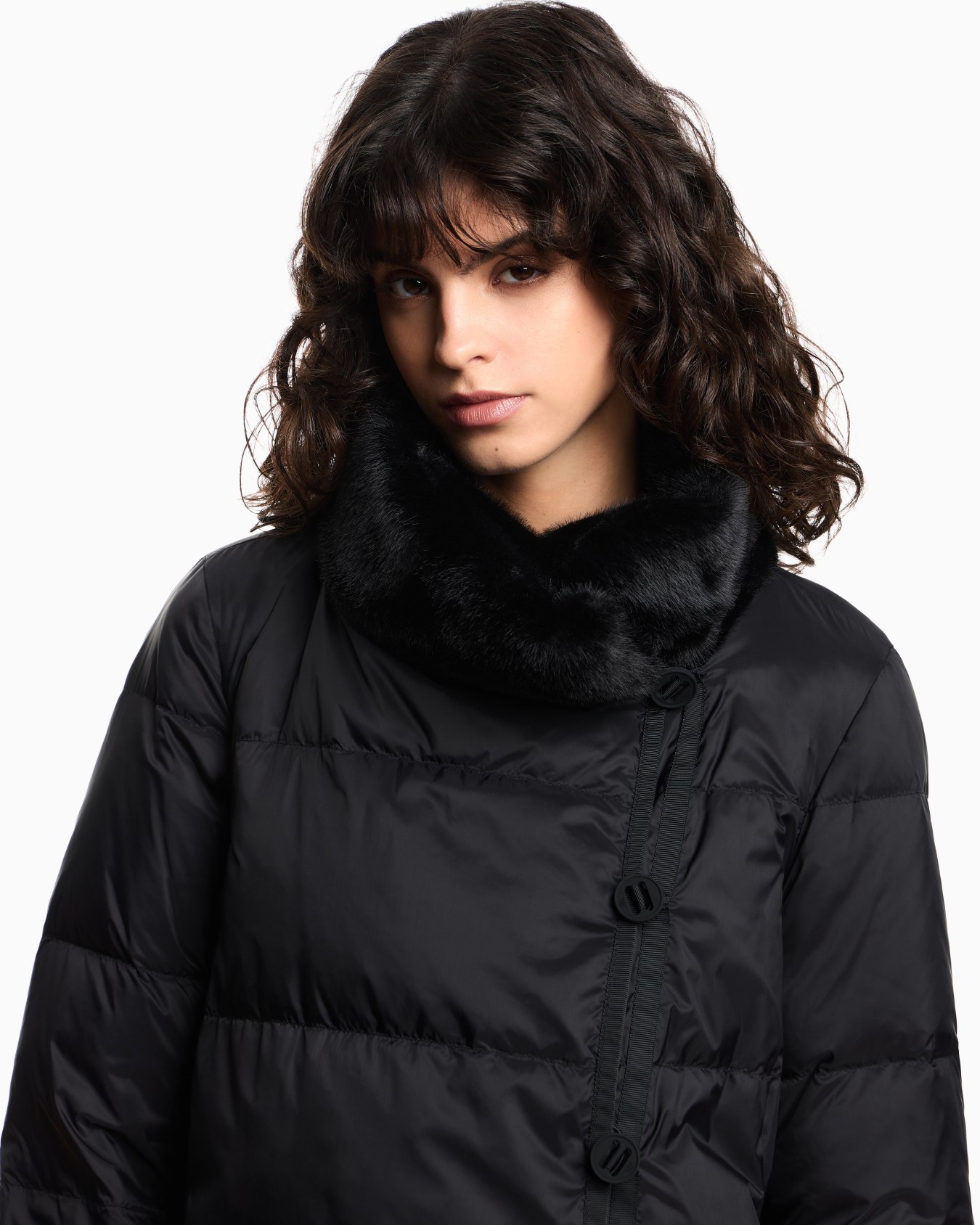 Doudoune longue réversible déperlante en nylon recyclé matelassé ASV Diapositive 3