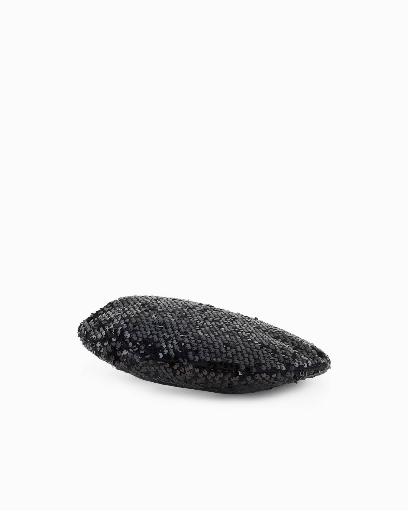 Chenille beret with all-over sequins Slide 1