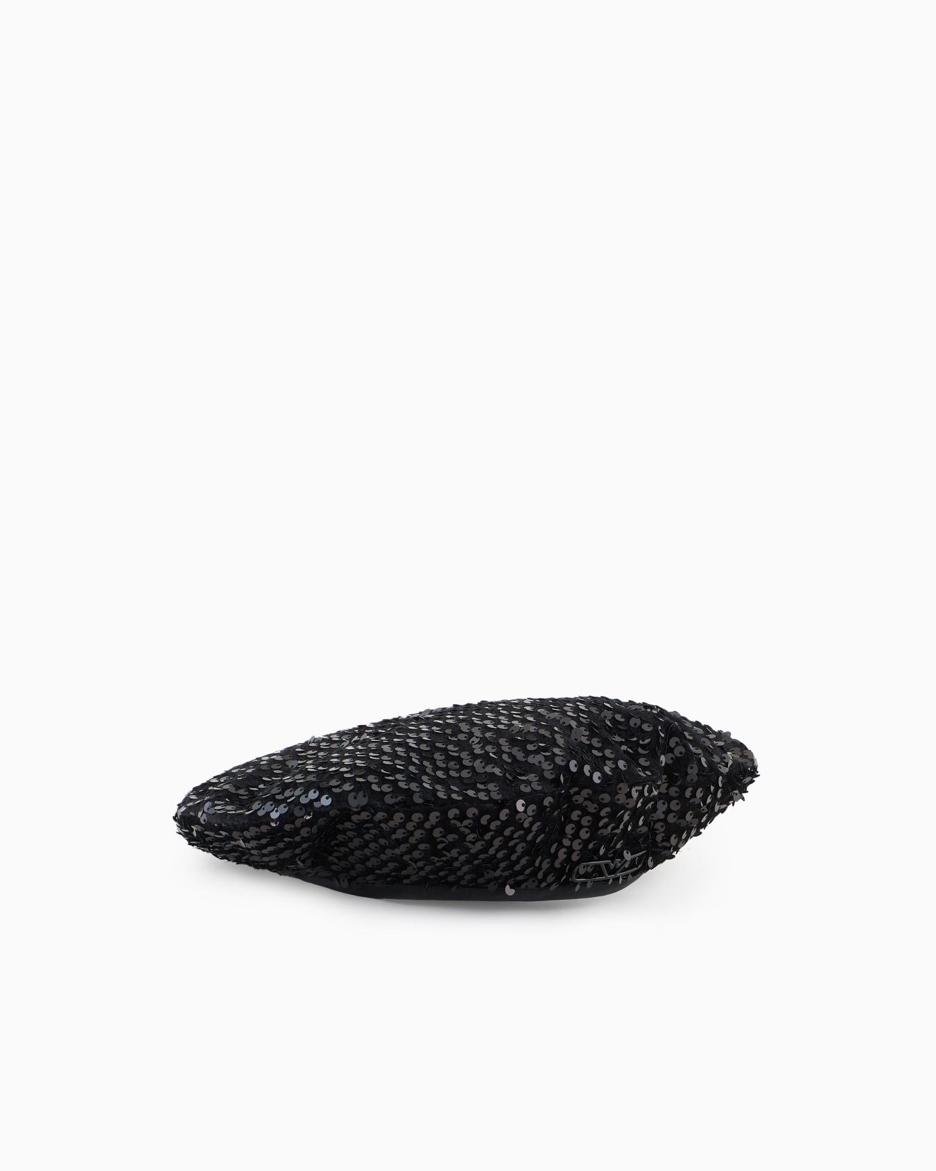 Chenille beret with all-over sequins Slide 0