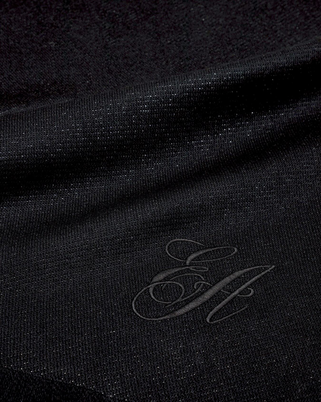 Étole avec lurex et broderie logo signature Diapositive 1