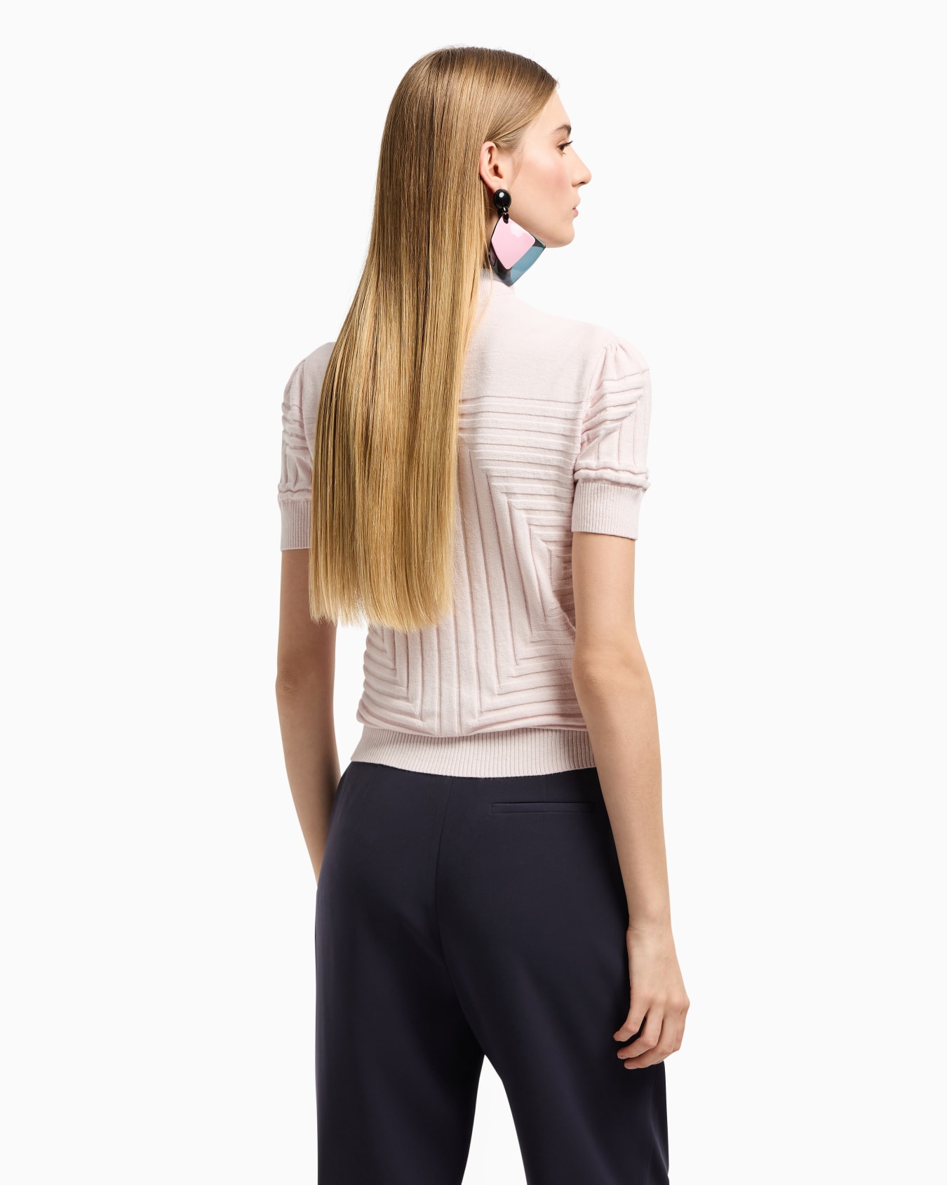Jumper with ribbed and plain-and-purl knit Slide 2
