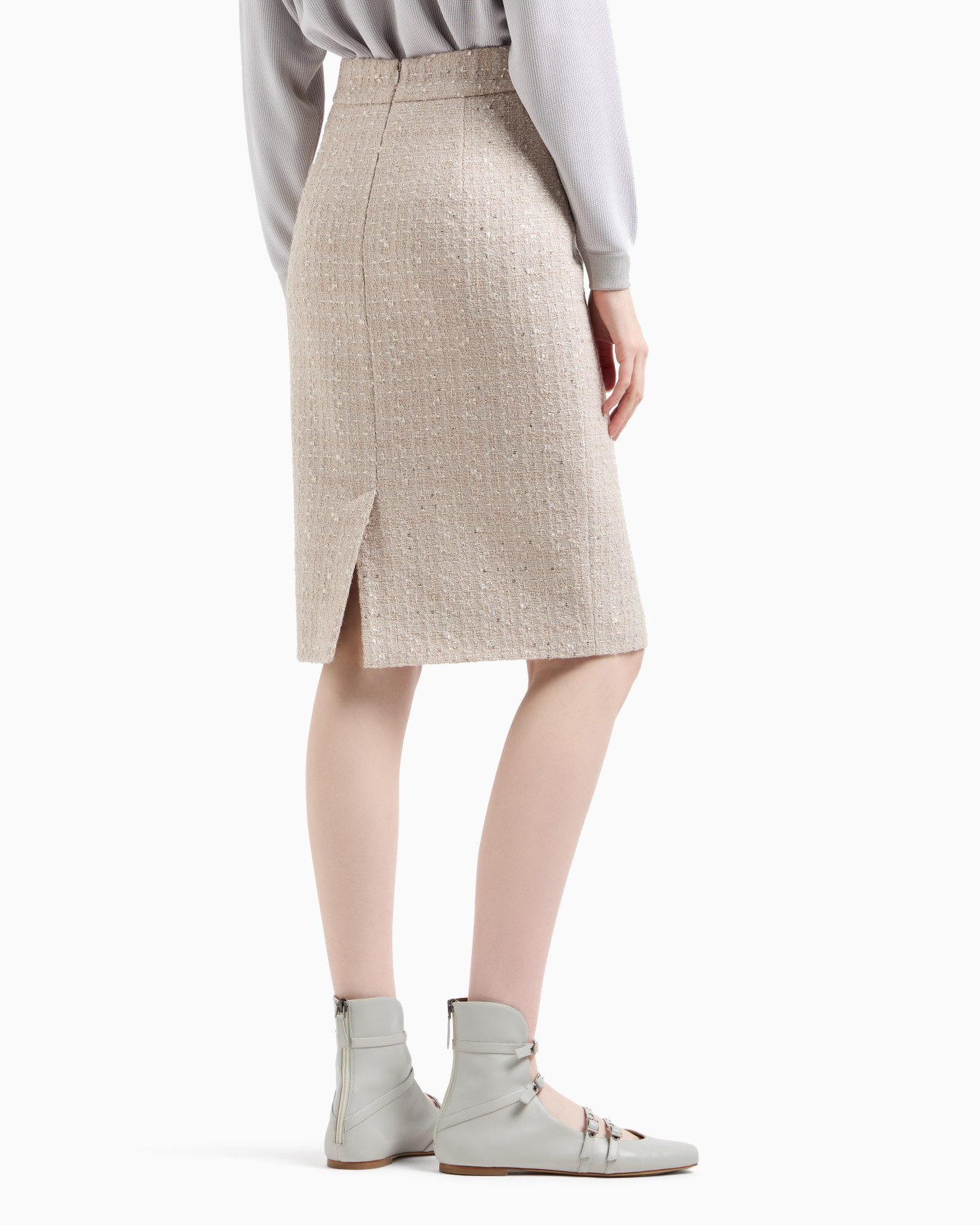 Lurex tweed skirt Slide 2