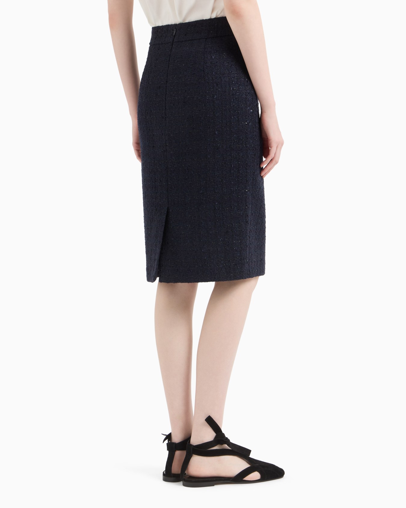 Lurex tweed skirt Slide 2