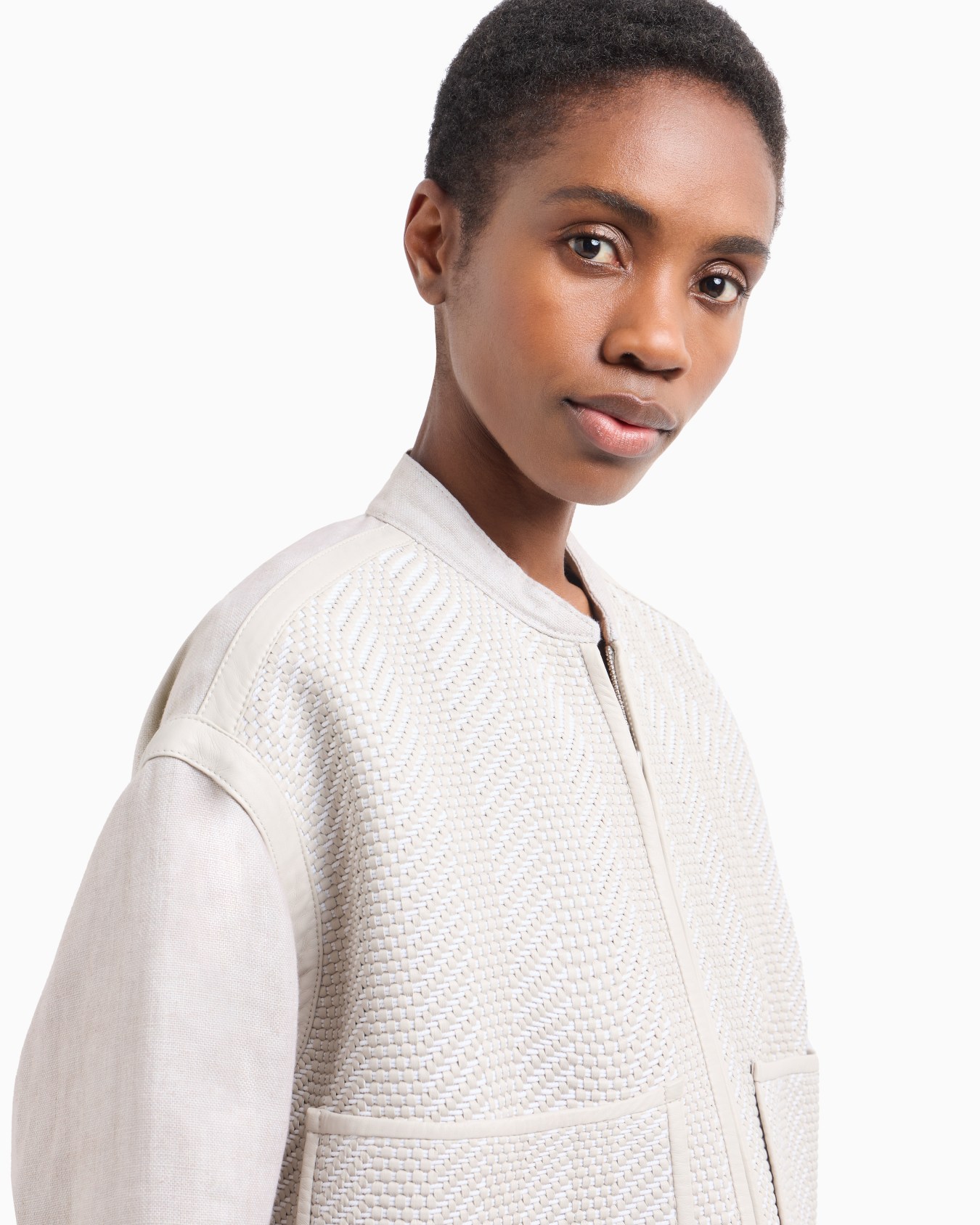 Lamb Leather Jacket Slide 5